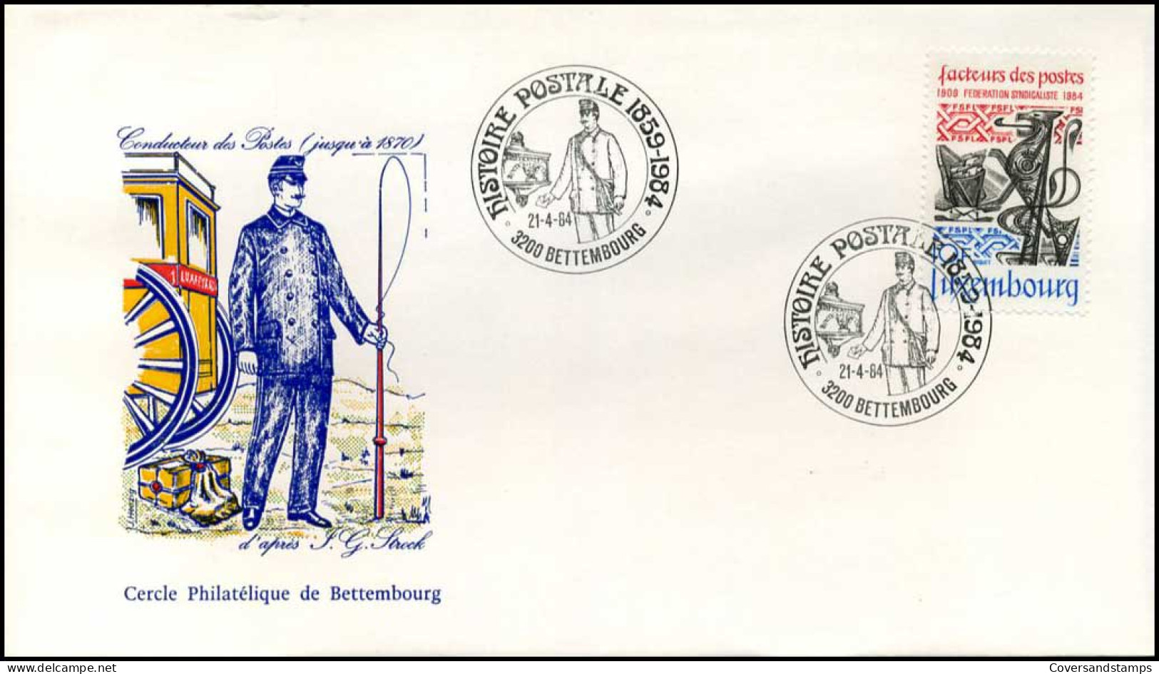 Luxembourg - FDC - Facteurs Des Postes - FDC