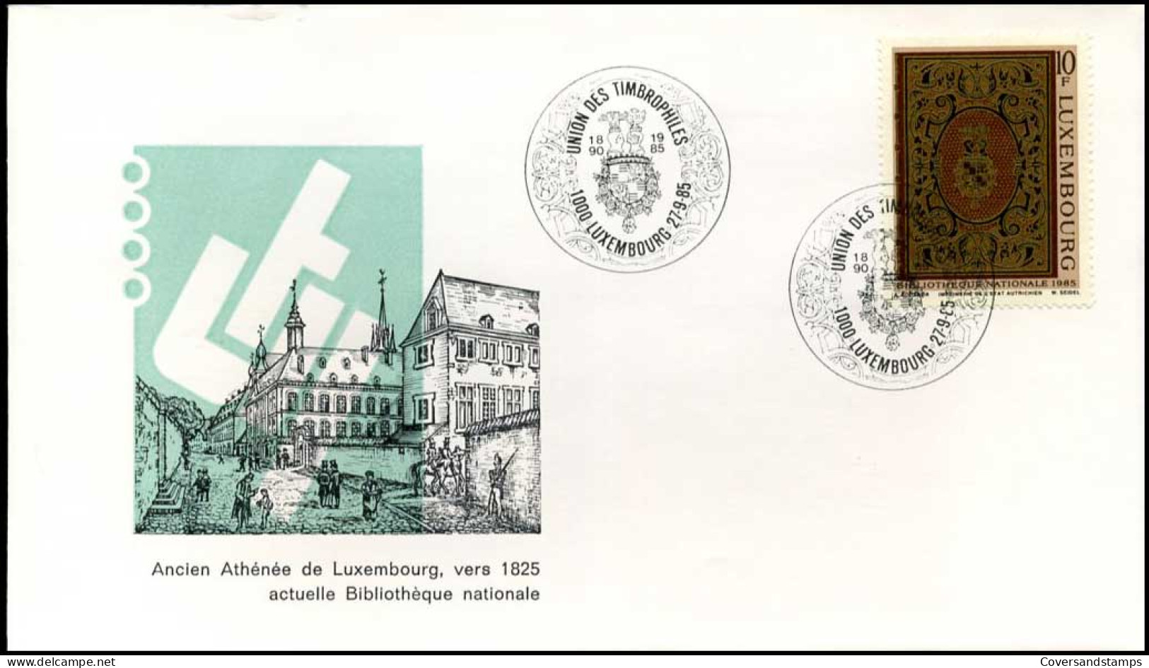 Luxembourg - FDC - Bibliothèque Nationale - FDC
