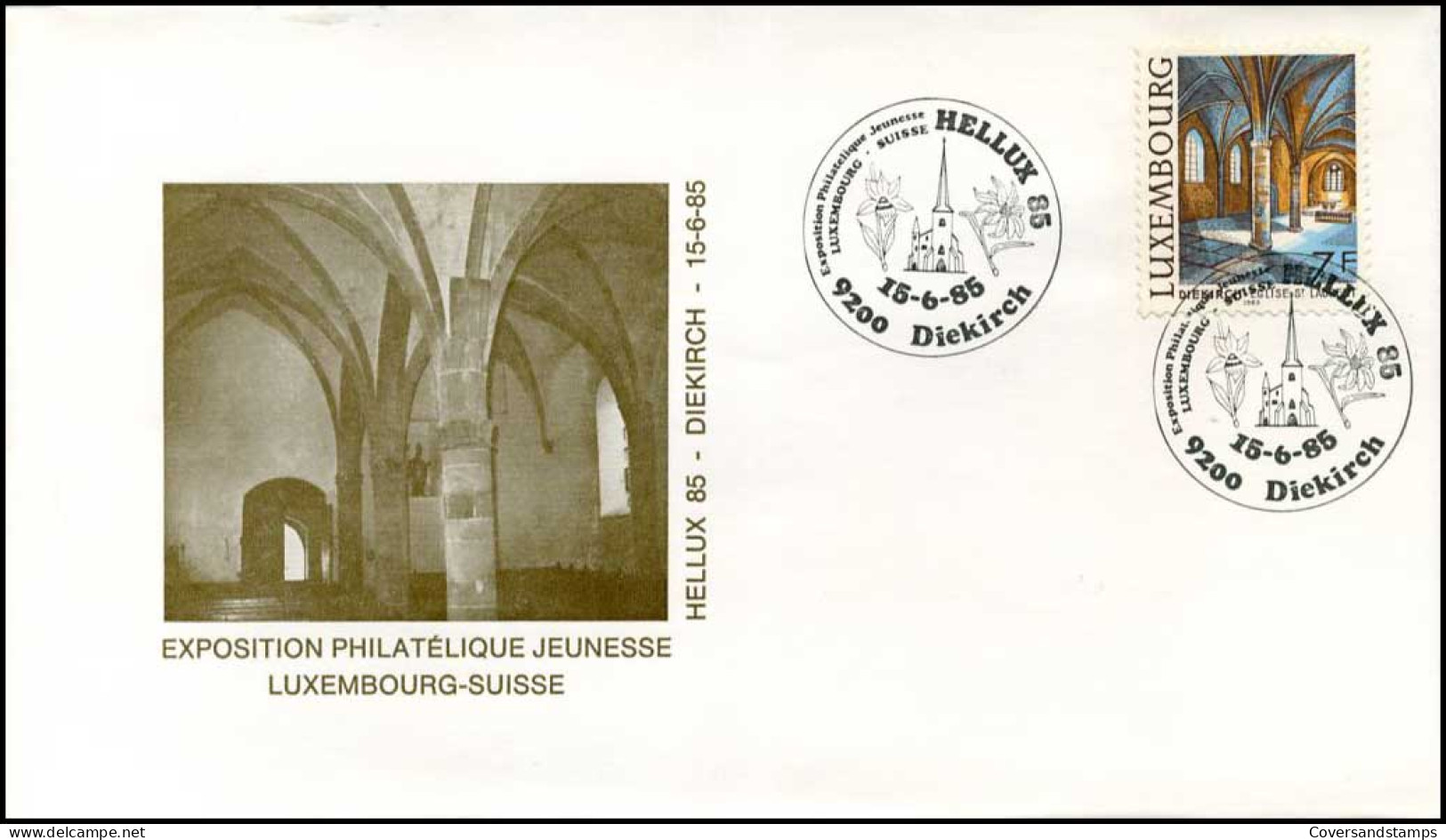 Luxembourg - FDC - Exposition Philatélique JeunesseLuxembourg-Suisse - FDC