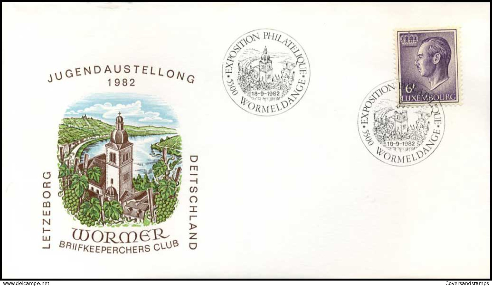 Luxembourg - FDC - Jugendausstellung 1982 - FDC