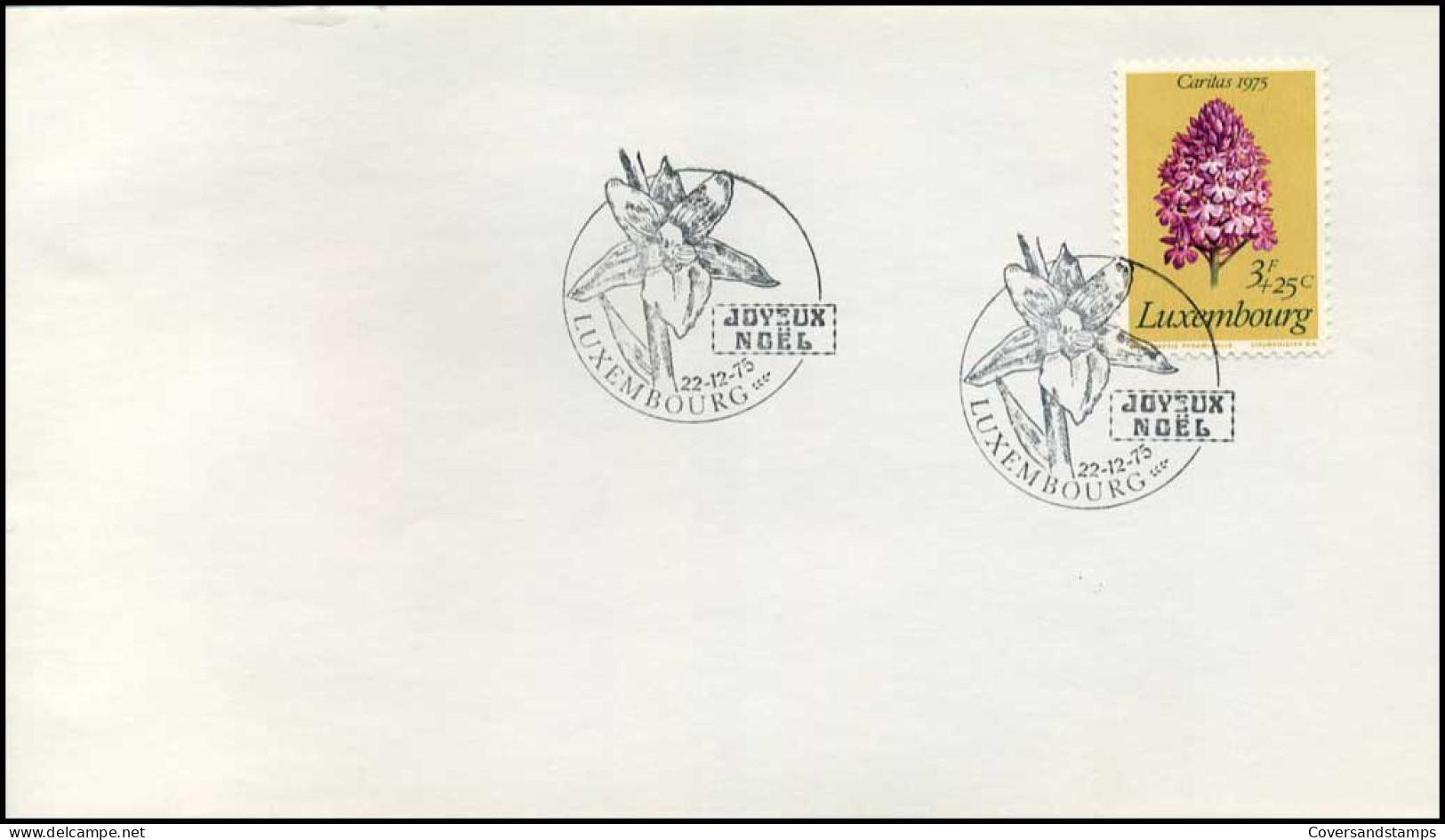 Luxembourg - FDC - Caritas 1975 - FDC