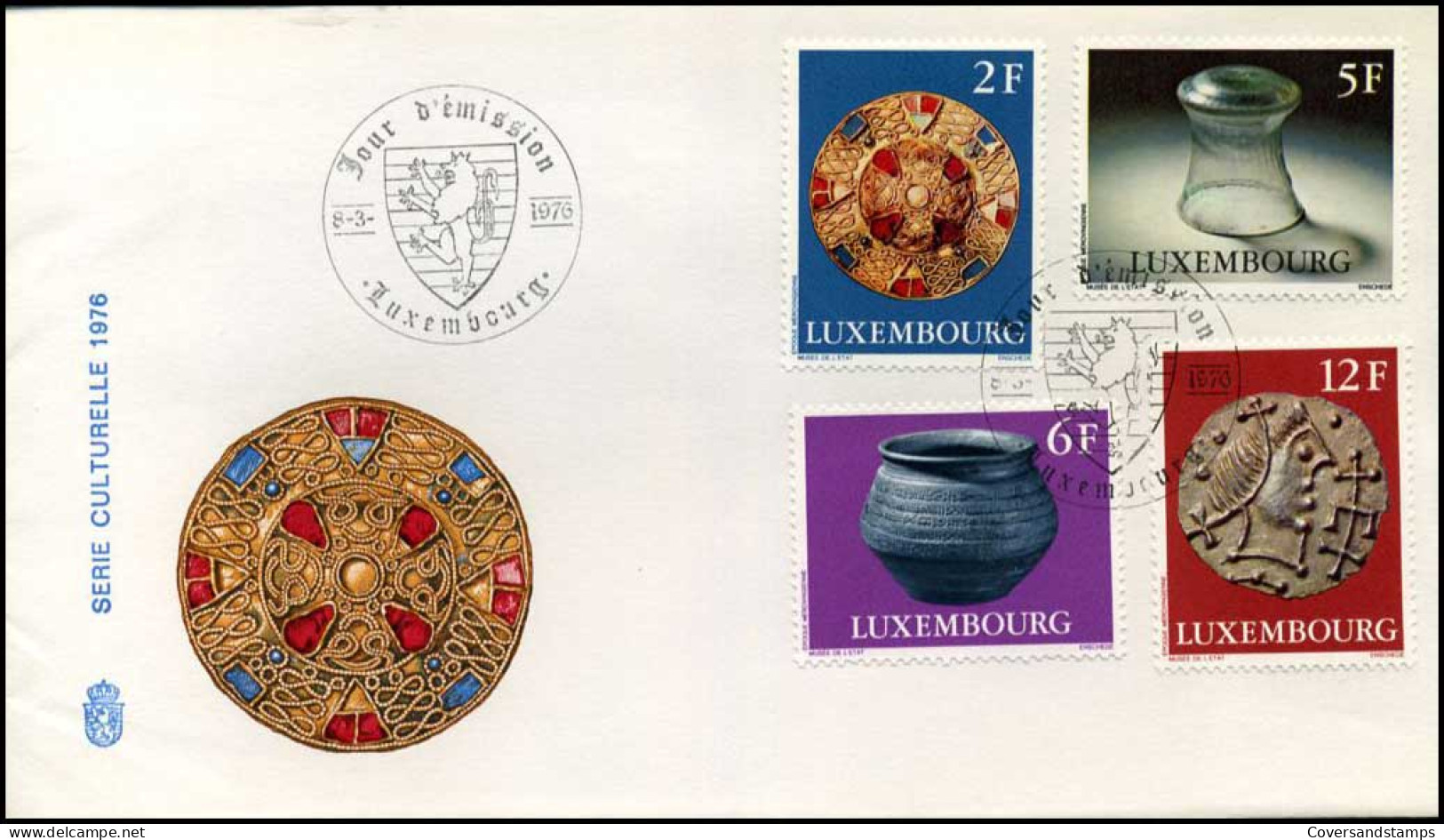 Luxembourg - FDC - Serie Culturelle 1976 - FDC