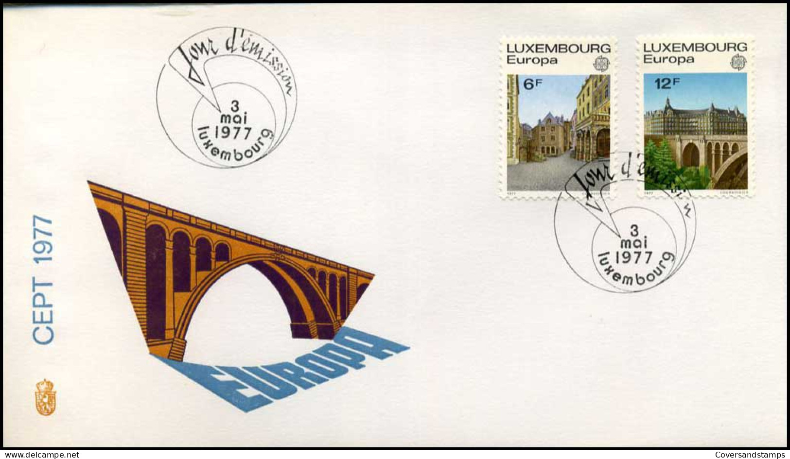 Luxembourg - FDC - Europa CEPT 1977 - FDC