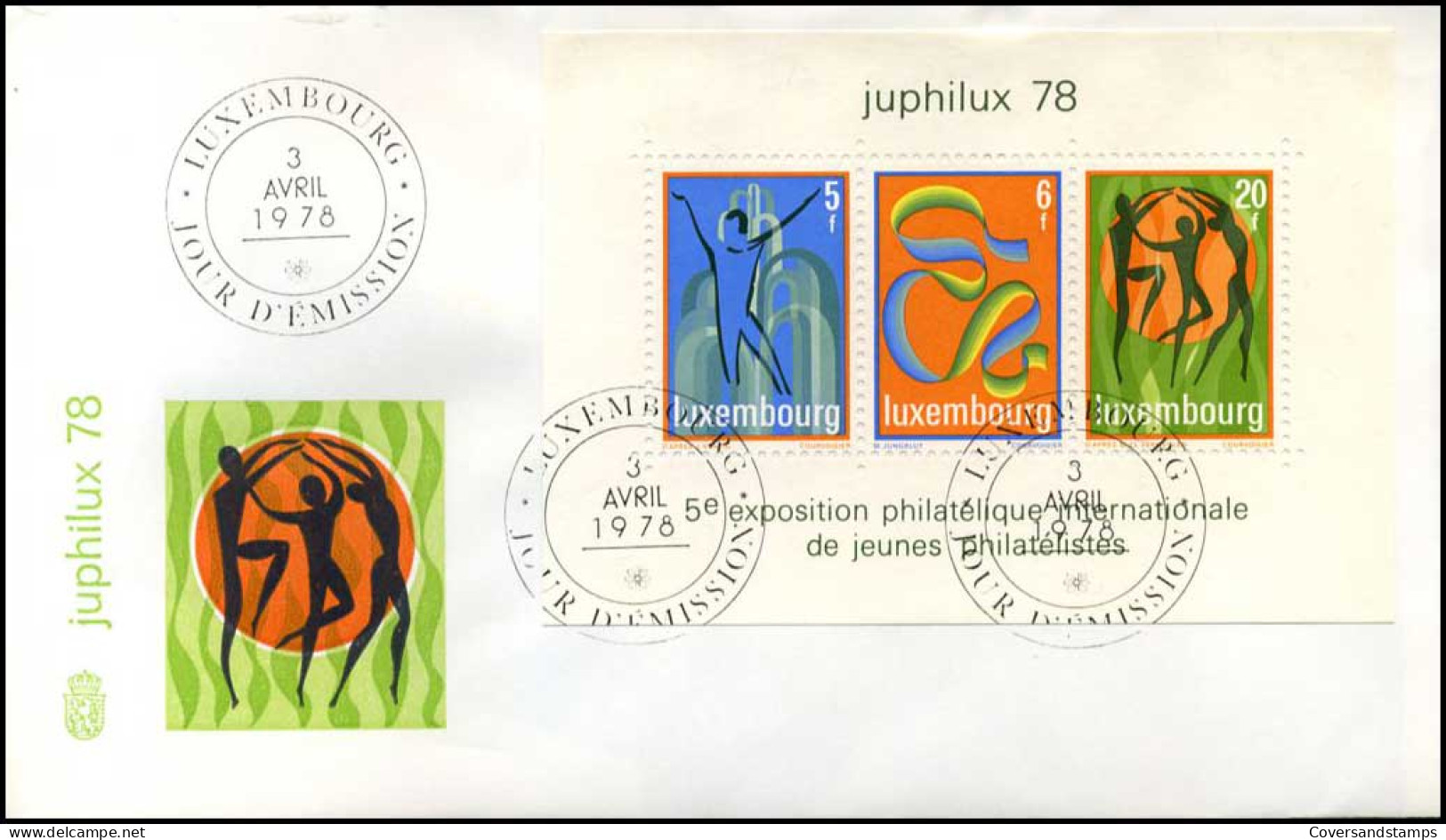 Luxembourg - FDC - Juphilux 78 - FDC