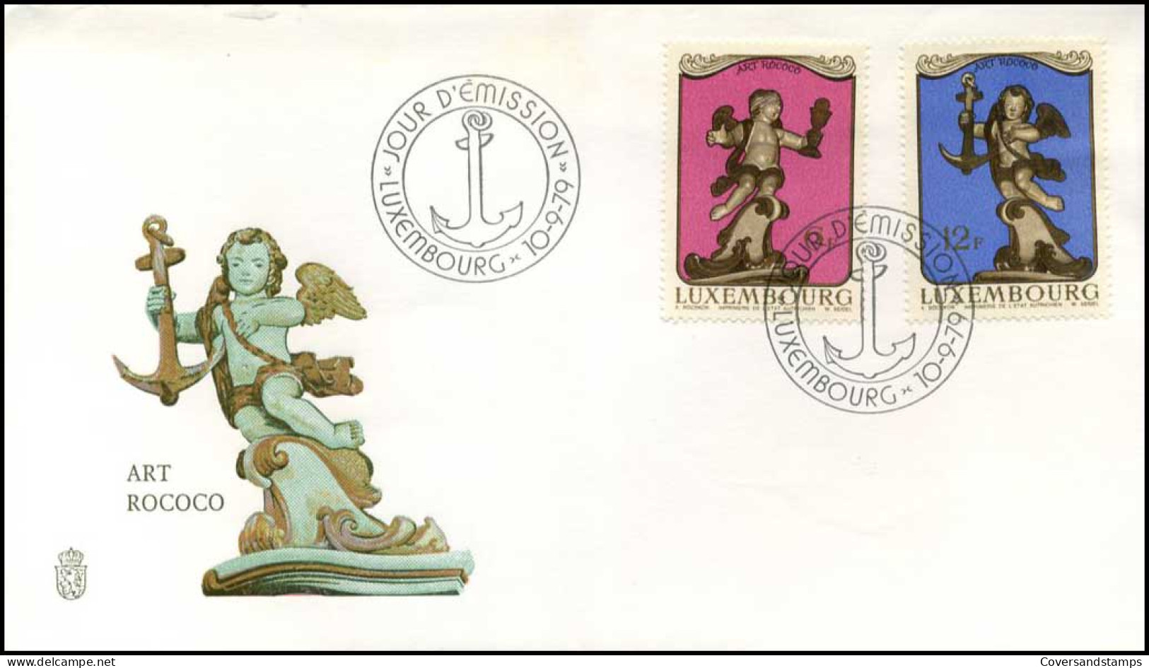 Luxembourg - FDC - Art Rococo - FDC