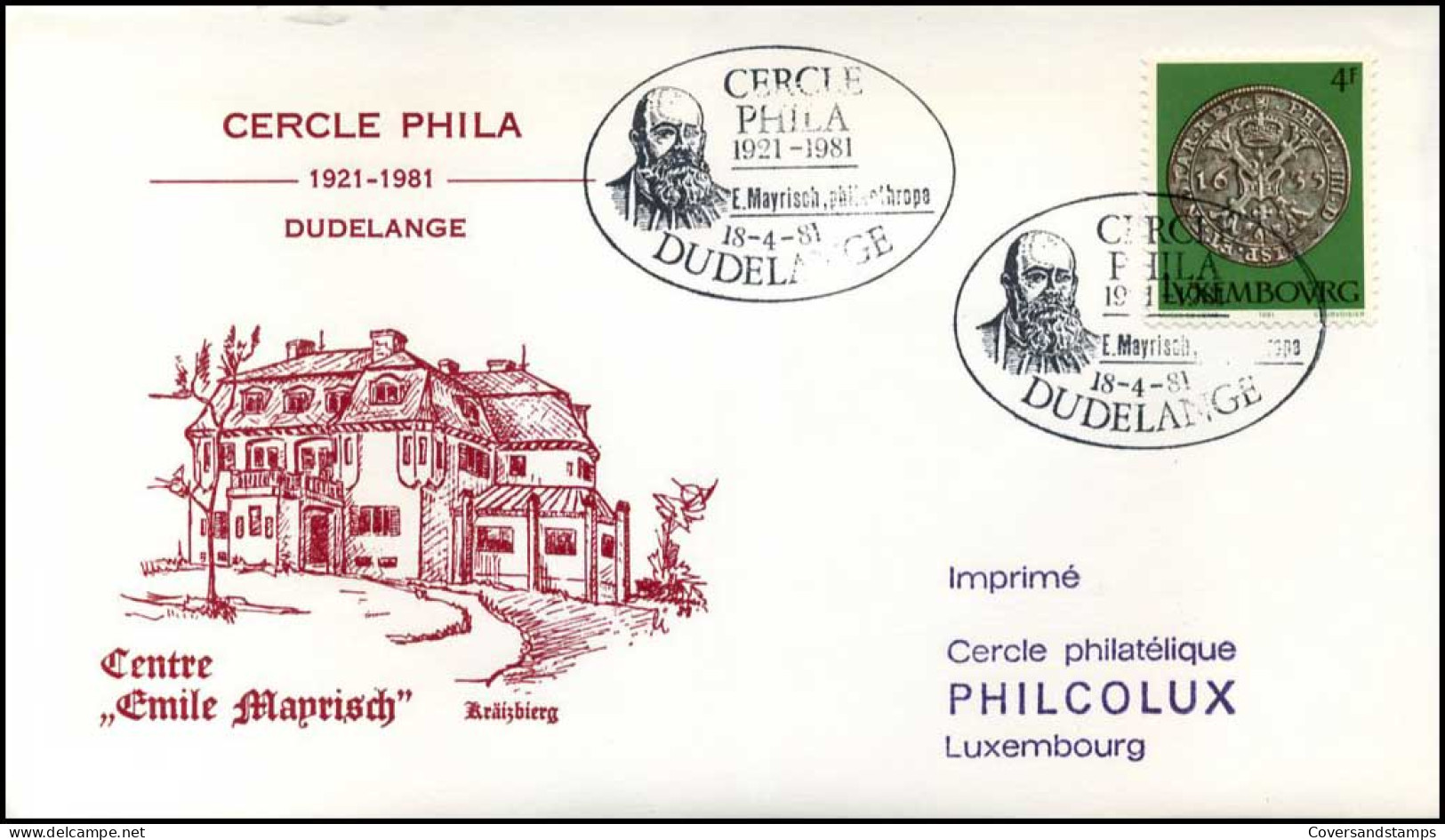 Luxembourg - FDC - Cercle Phila Dudelange - FDC