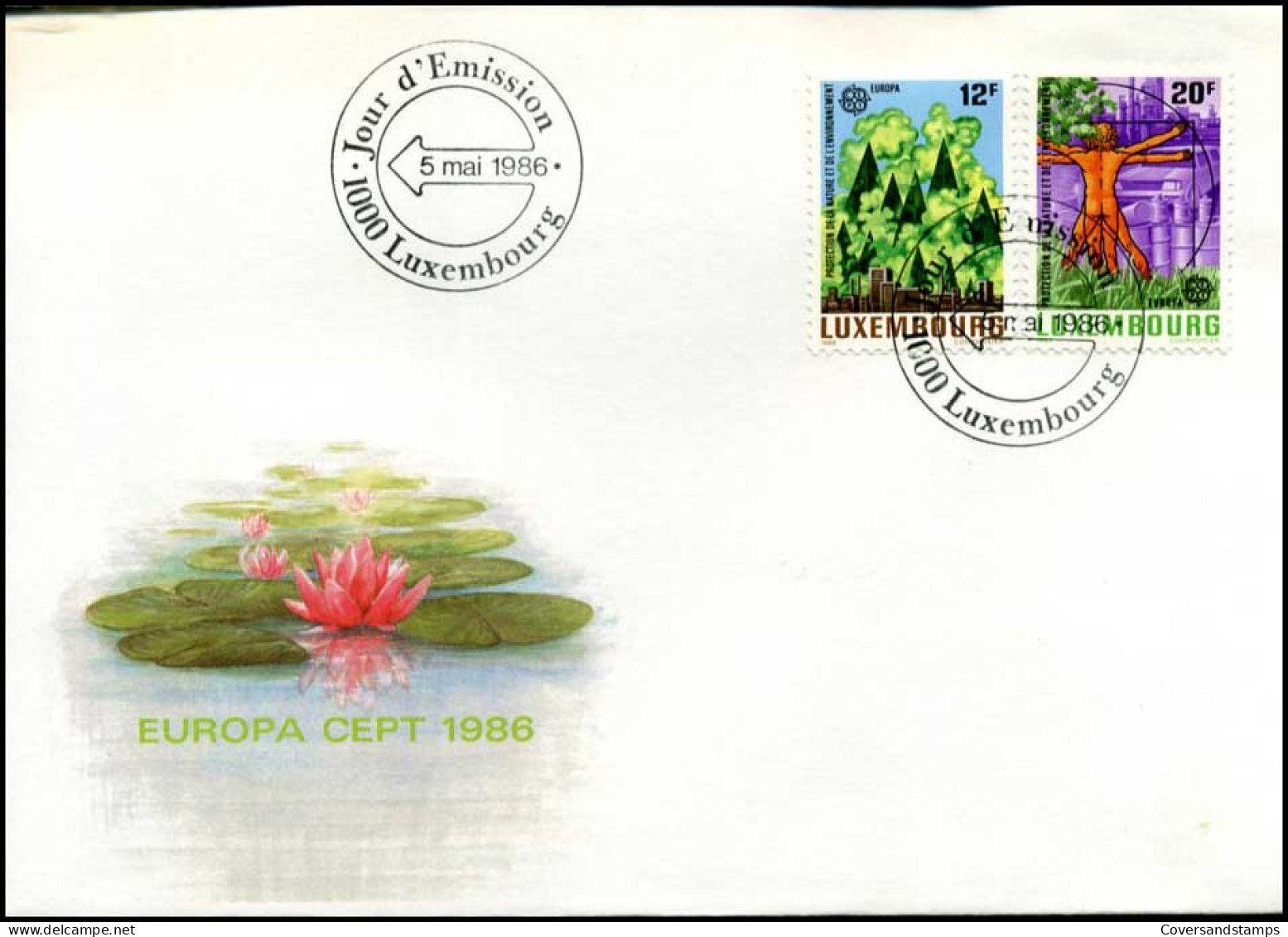 Luxembourg - FDC - Europa CEPT 1986 - FDC