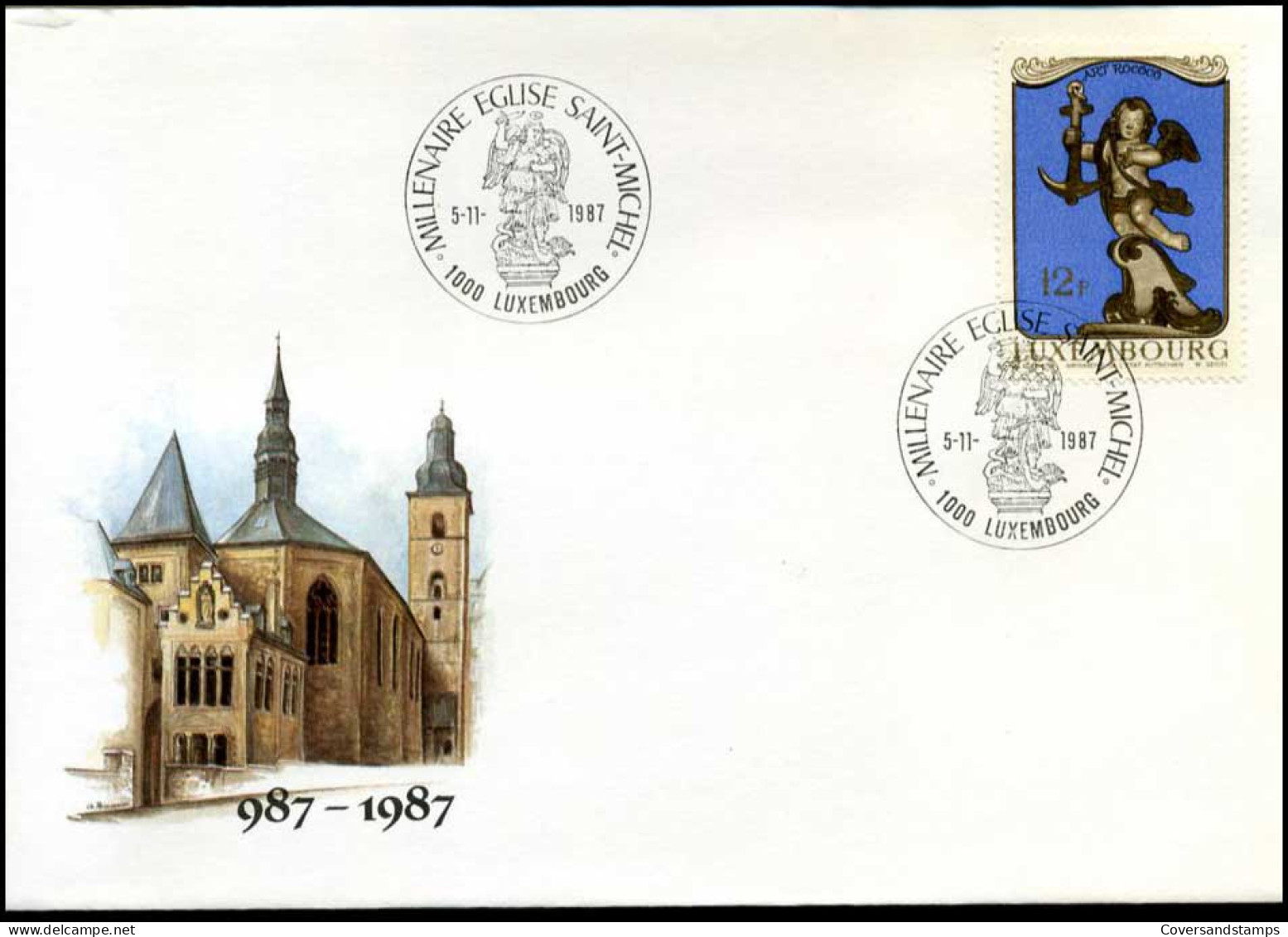 Luxembourg - FDC - Art Rococo - FDC