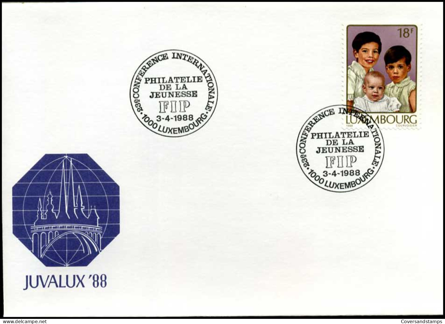 Luxembourg - FDC - Juvalux 88 - FDC