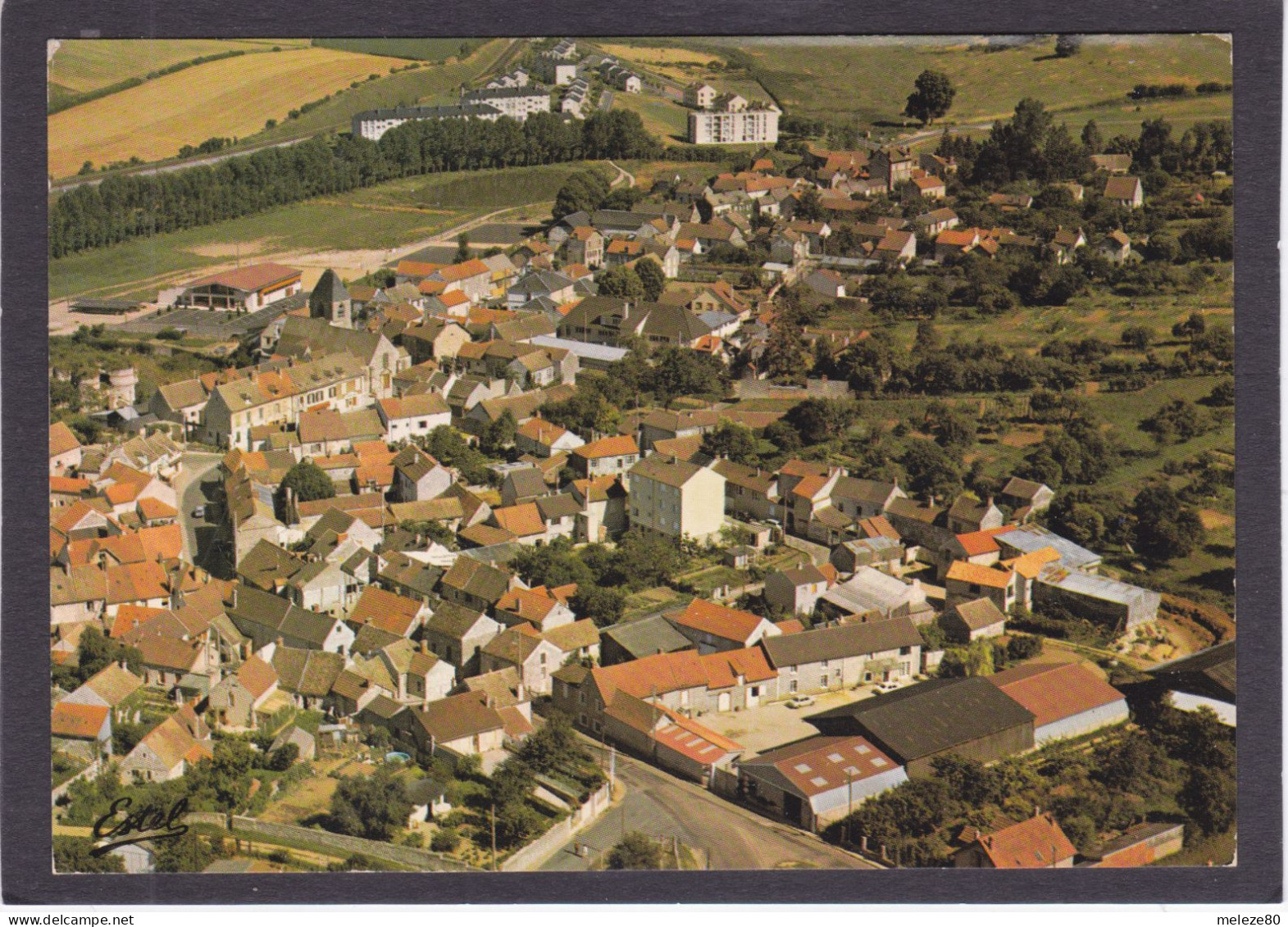 78  BEYNES  Vue Générale  Vers 1970  10 X 15  2 Scans - Beynes