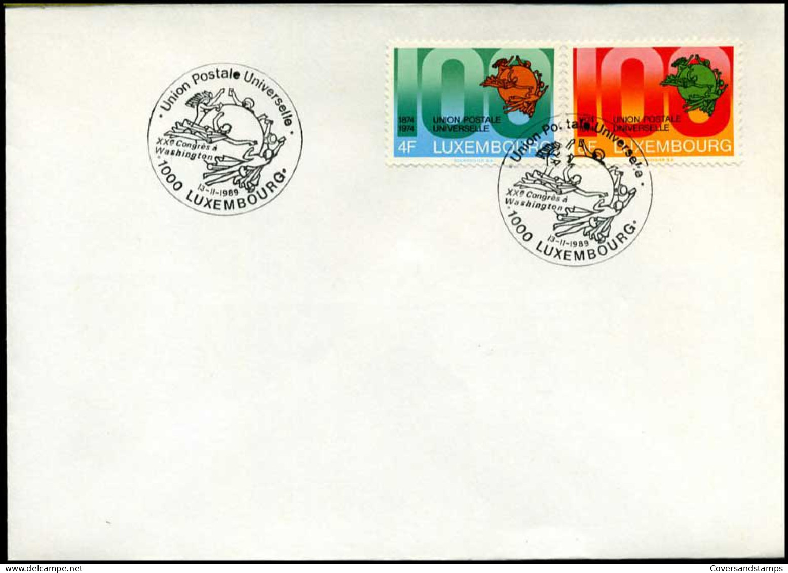 Luxembourg - FDC - Union Postale Universelle - FDC