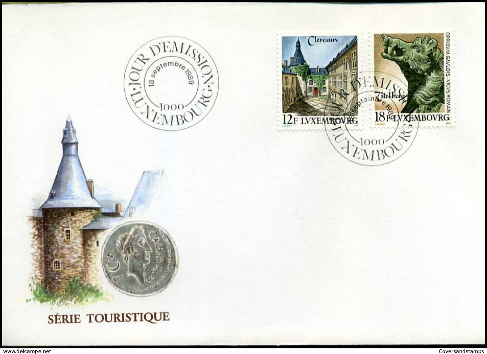 Luxembourg - FDC - Titelberg - Clervaux - FDC