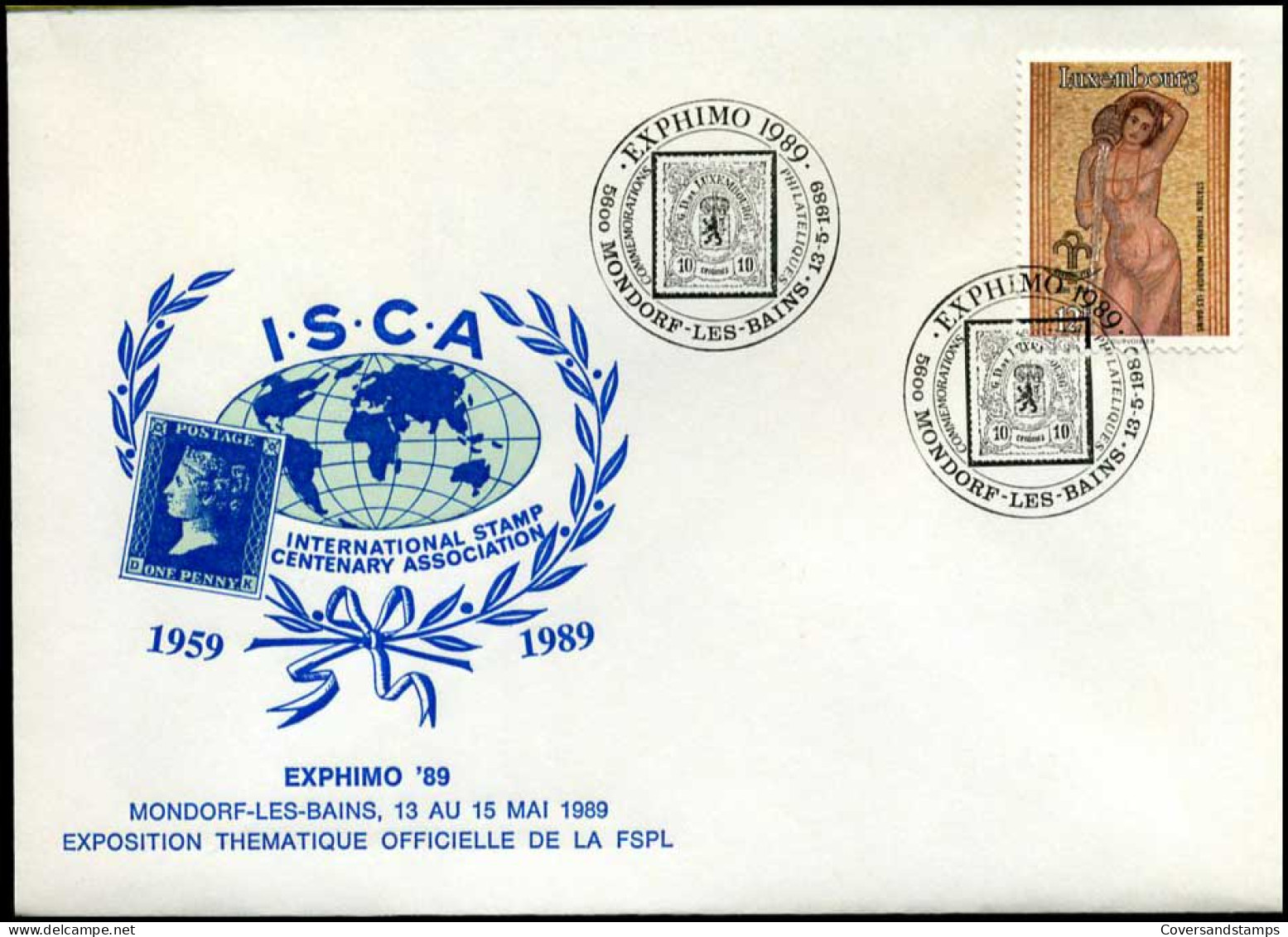 Luxembourg - FDC - Exphimo 1989 - FDC