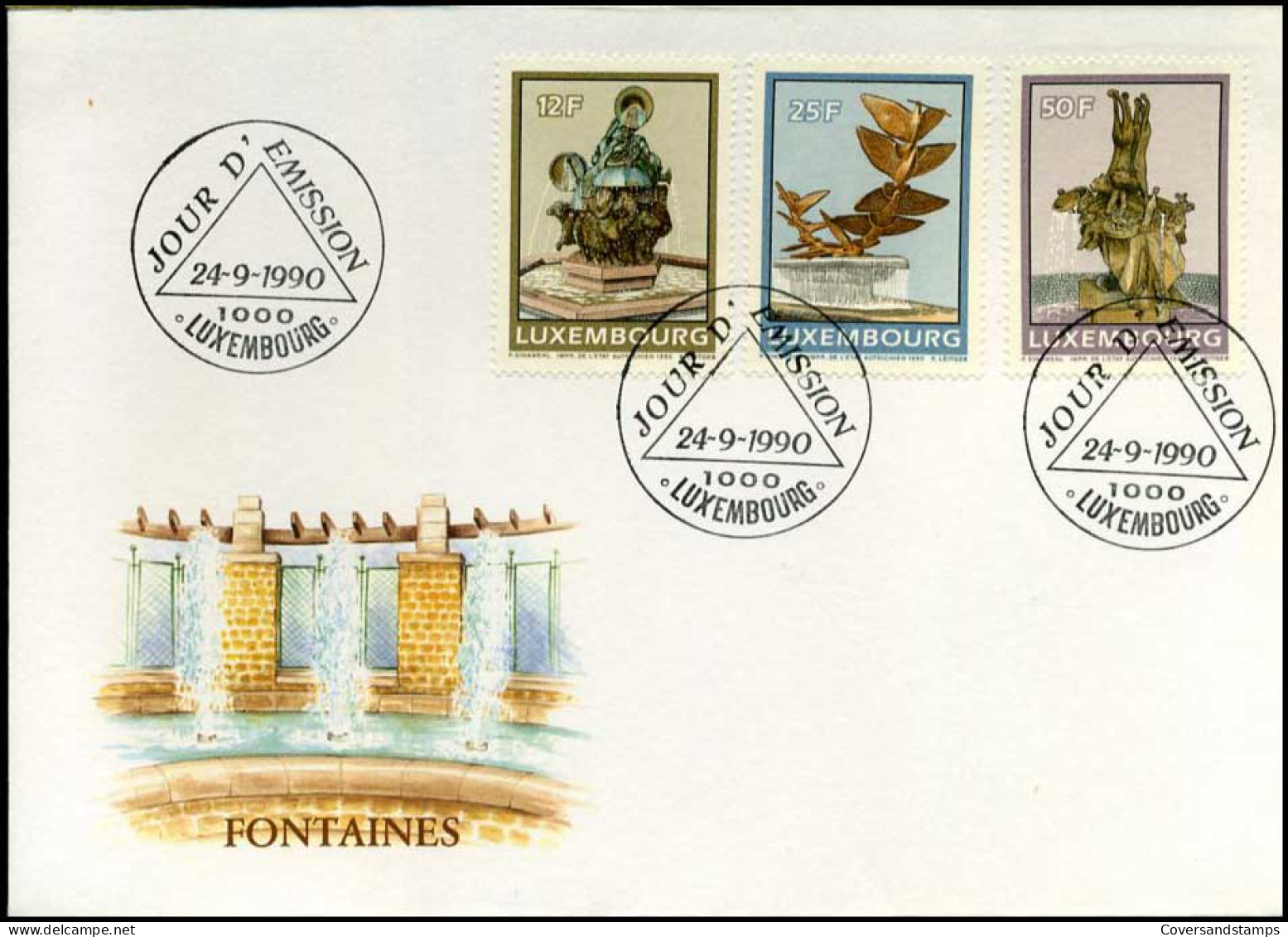 Luxembourg - FDC - Fontaines - FDC