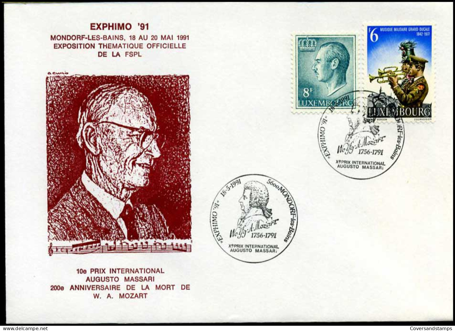 Luxembourg - FDC - Exphimo 91 - FDC