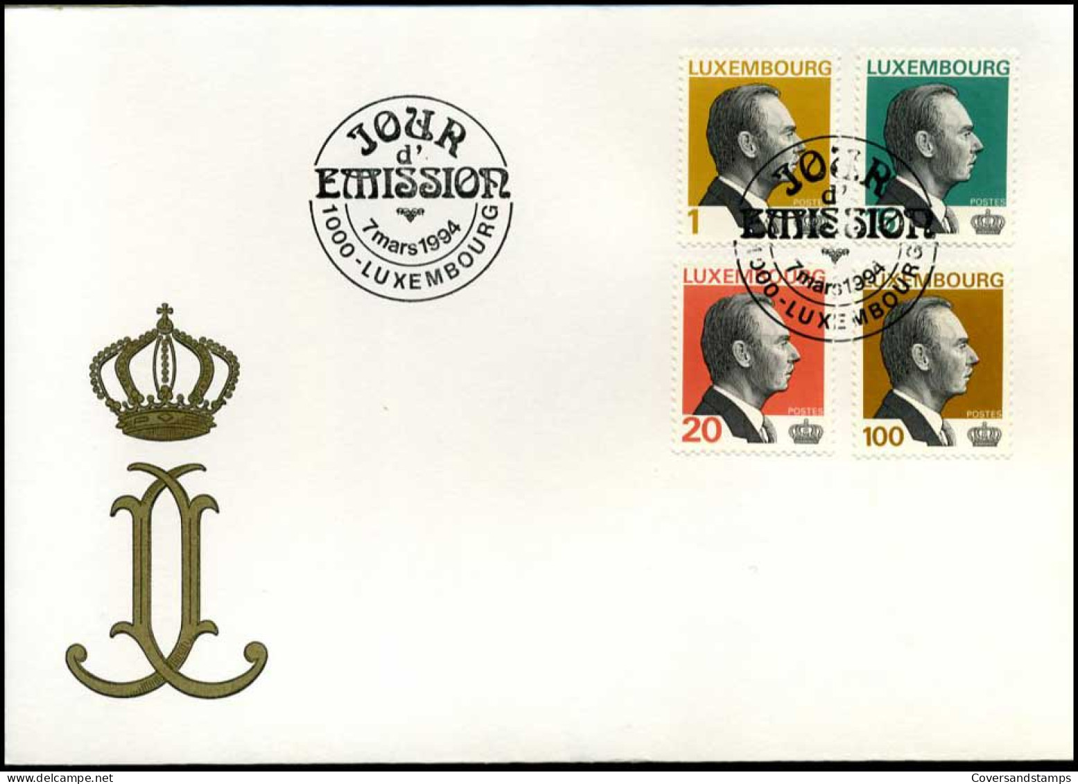 Luxembourg - FDC -  Grand-Duc - FDC
