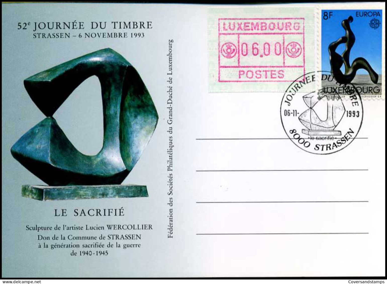 Luxembourg - CM -  Europa CEPT - Cartoline Maximum