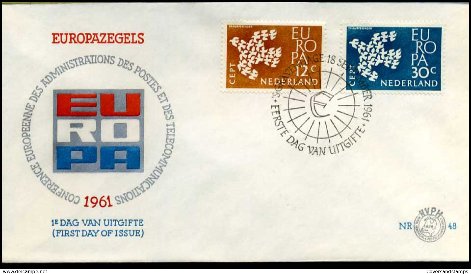 Nederland - FDC - Europa CEPT 1961 - 1961