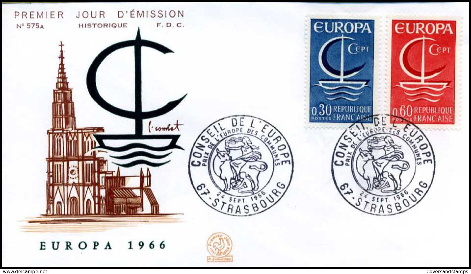 Frankrijk - FDC - Europa CEPT 1966 - 1966