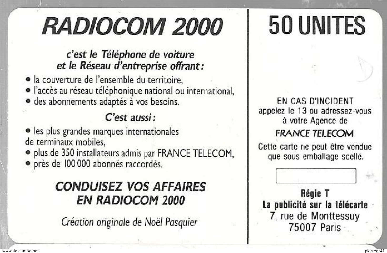 CARTE²°-PUCE-INTERNE-C31-Avec Logement Puce-RADIOCOM2000-TBE NEUF/RARE - Internes