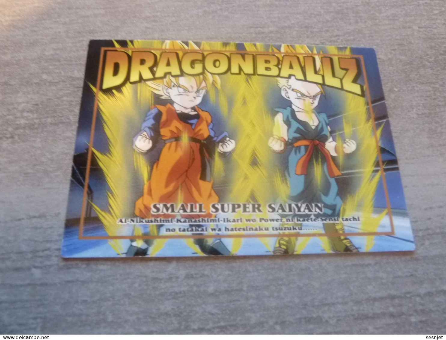 Dragon Ball Z - Small Super Saiyan - Card Number 36 - Son Goten - Editions Made In Japan - - Dragonball Z