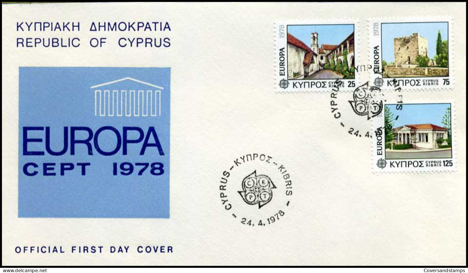 Cyprus - FDC - Europa CEPT 1978 - 1978
