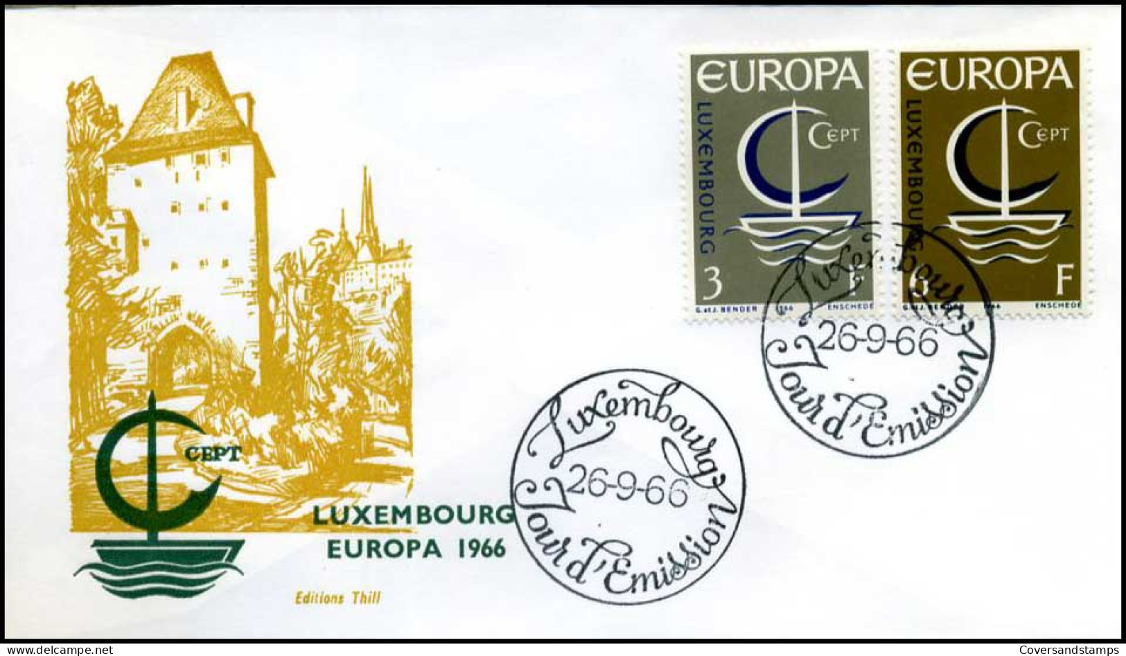 Luxembourg - FDC - Europa CEPT 1966 - 1966