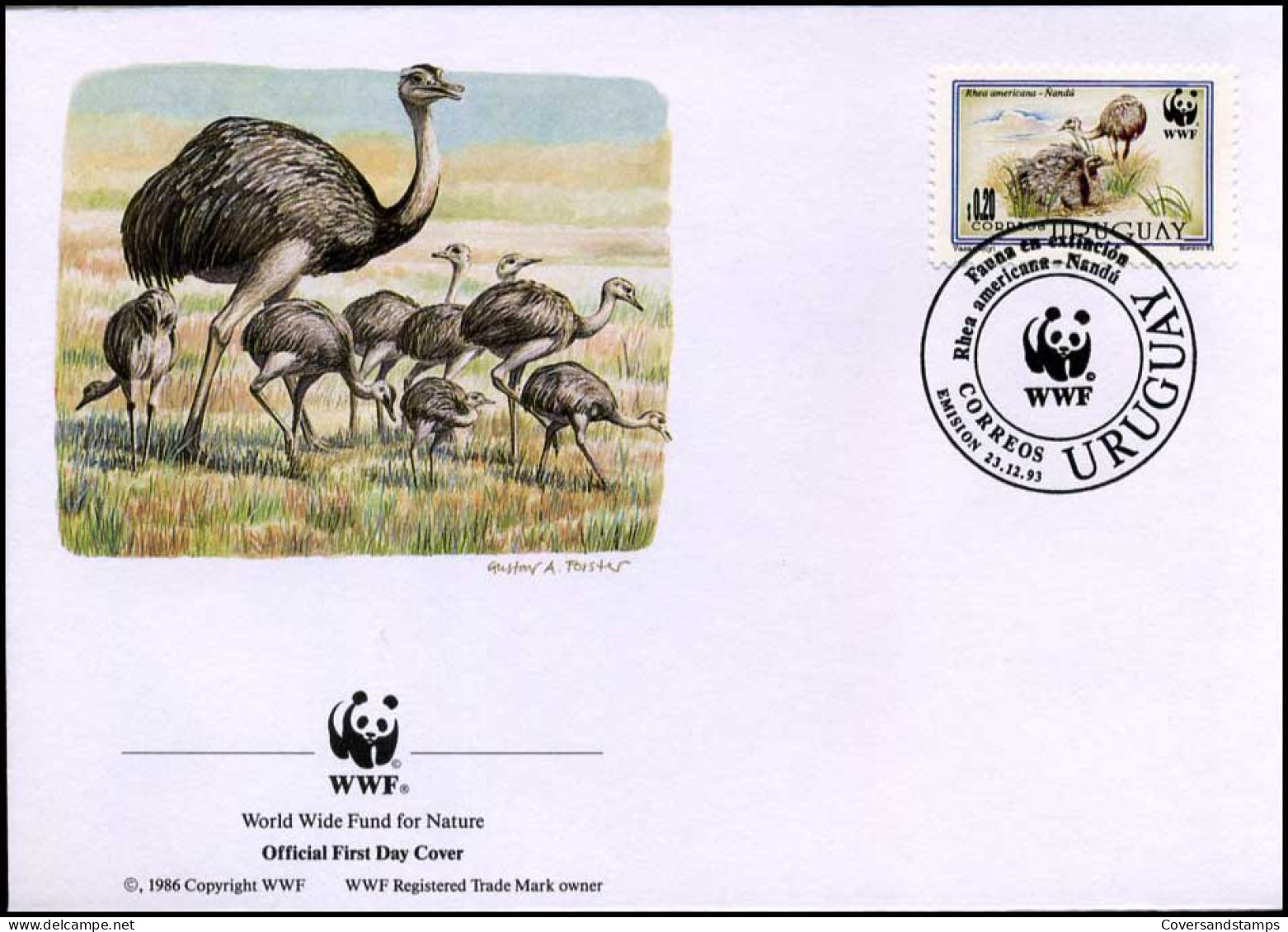 Uruguay - FDC - Wilde Dieren / Wild Animals - FDC