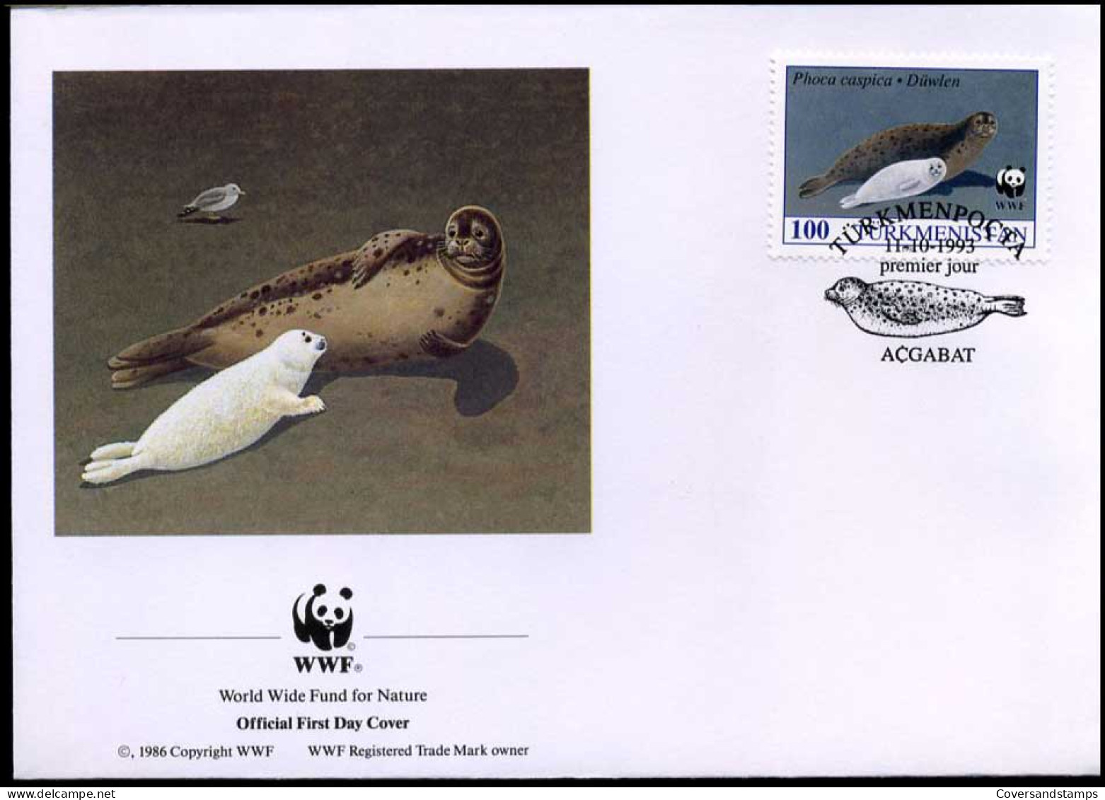 Turkmenistan - FDC - Wilde Dieren / Wild Animals - FDC