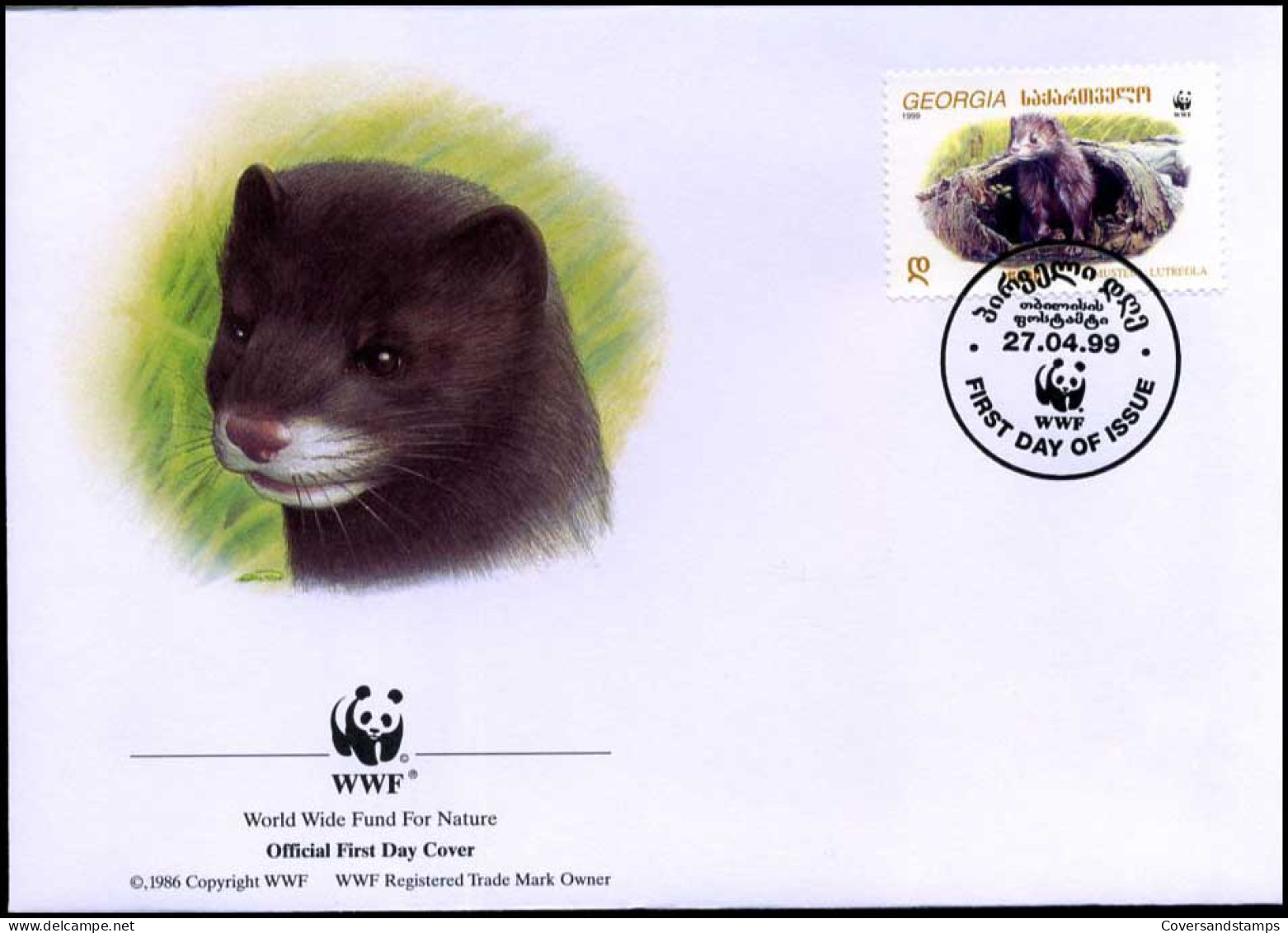 Georgie - FDC - Wilde Dieren / Wild Animals - FDC