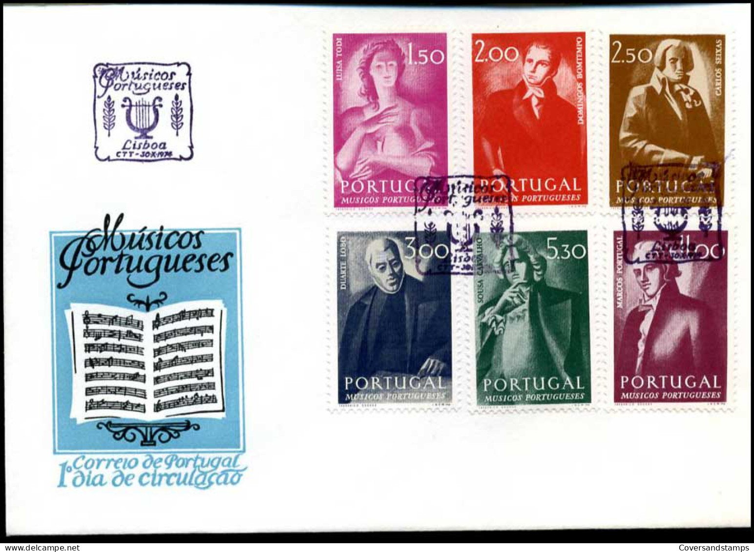 Portugal - FDC - Musicos Portugueses - FDC