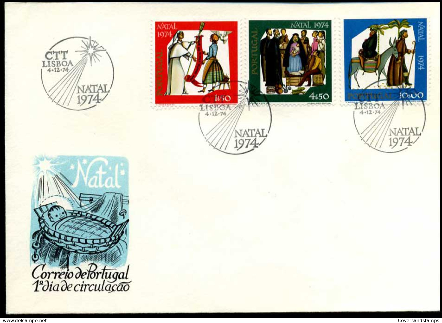 Portugal - FDC - Kerstmis / Christmas - Lettres & Documents