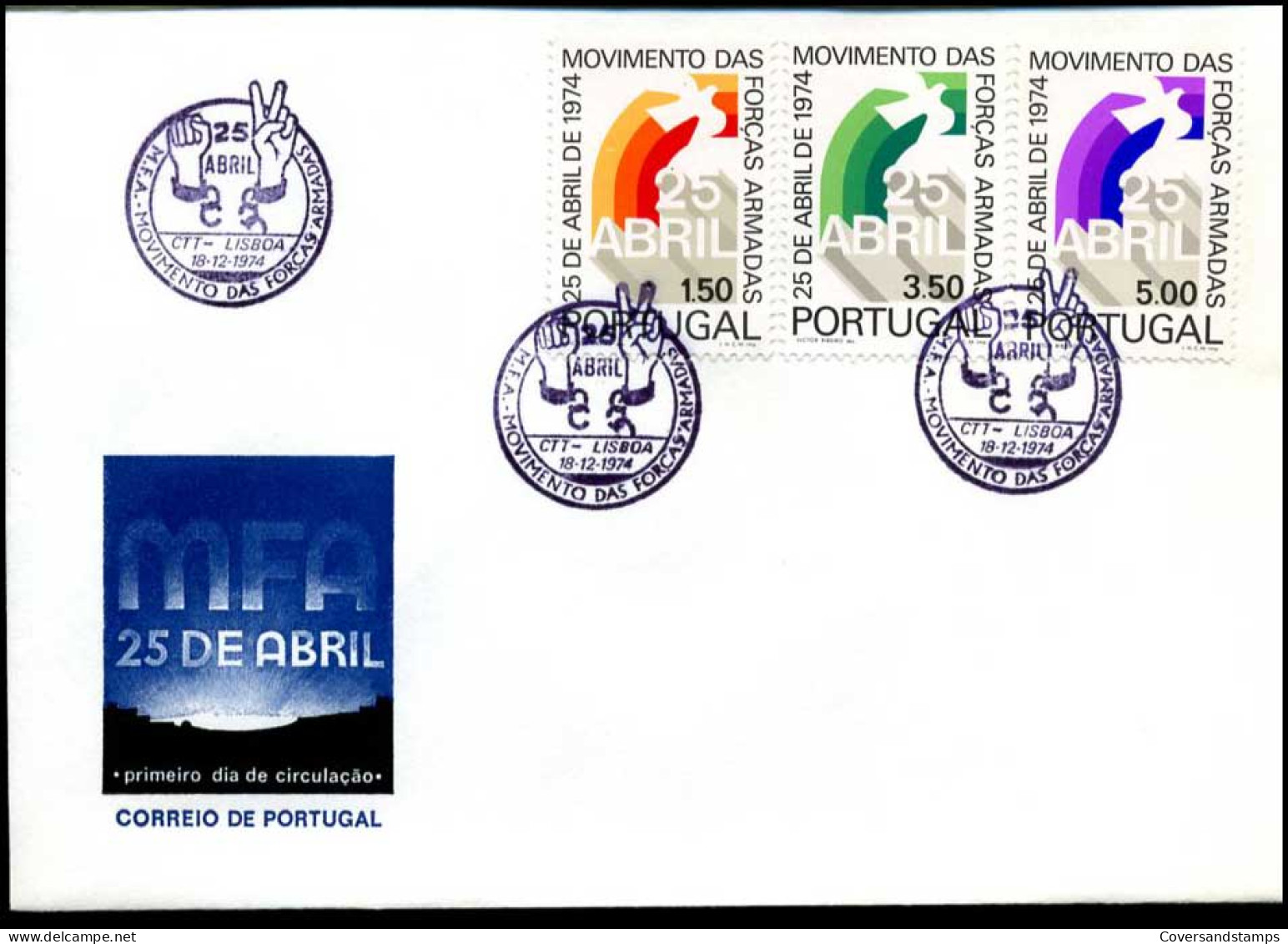 Portugal - FDC - MFA 25 De Abril - FDC