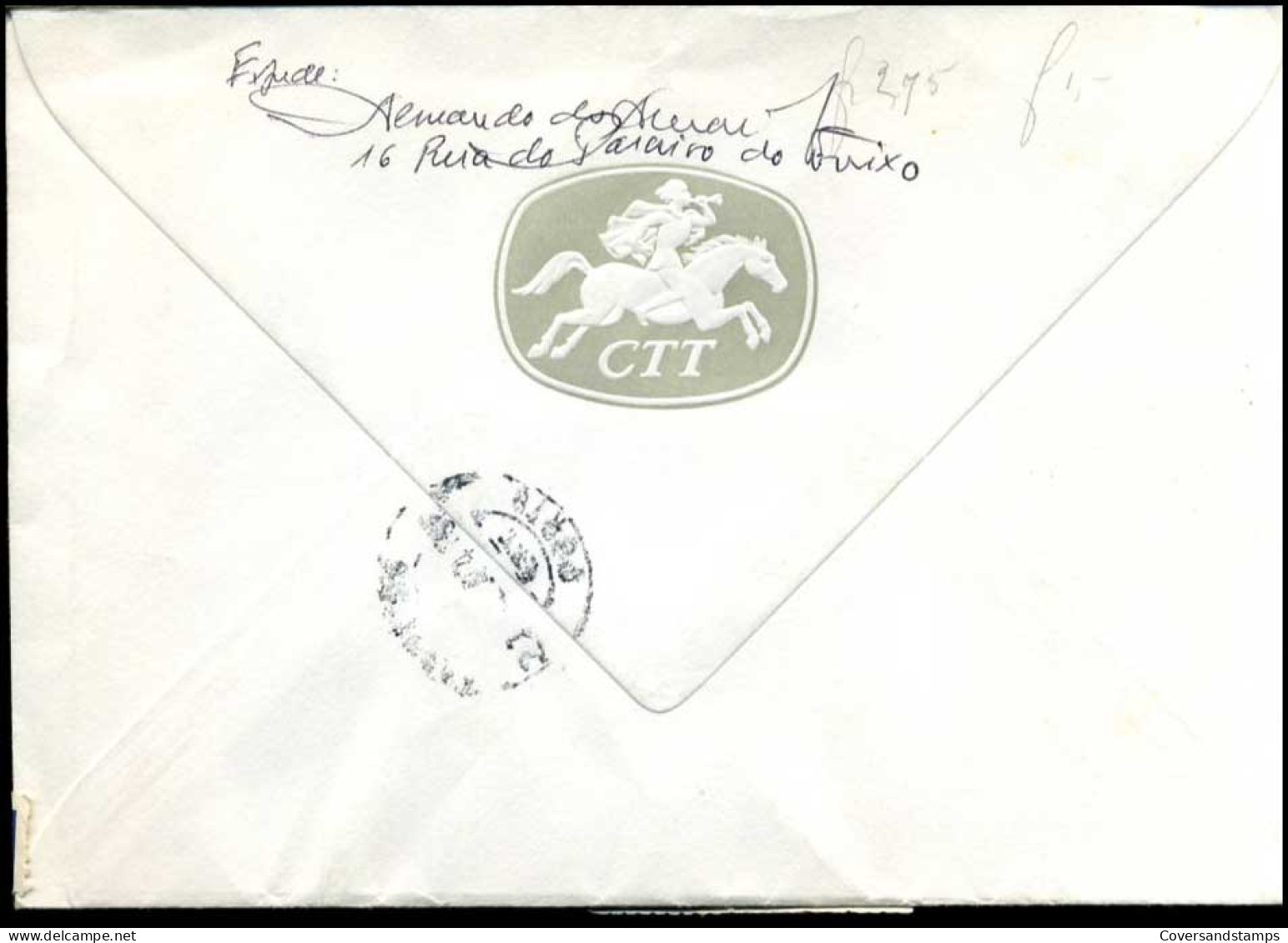 Portugal - Aangetekende Brief Van Porto Naar Deventer (Nederland) - Lettres & Documents
