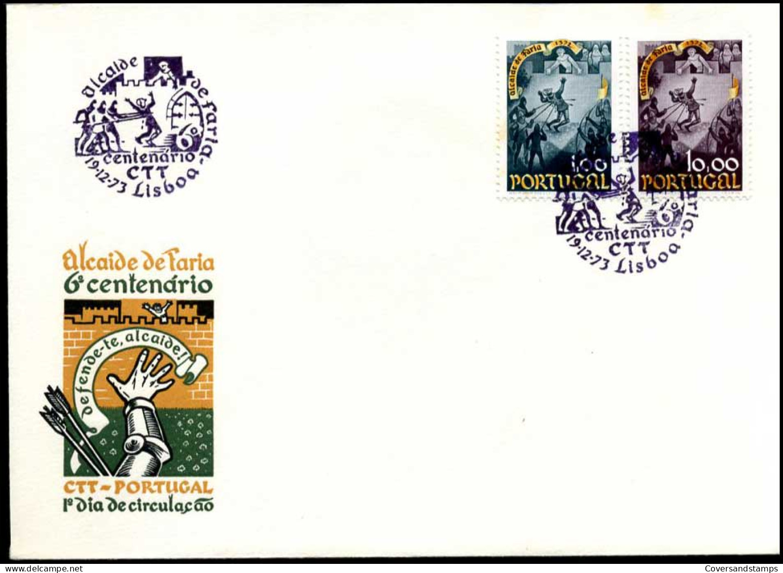 Portugal  - FDC - Alcaide De Faria, 6° Centenario - FDC