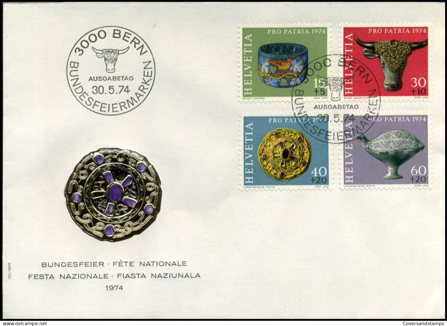 Zwitserland - FDC - Bundesfeier - FDC