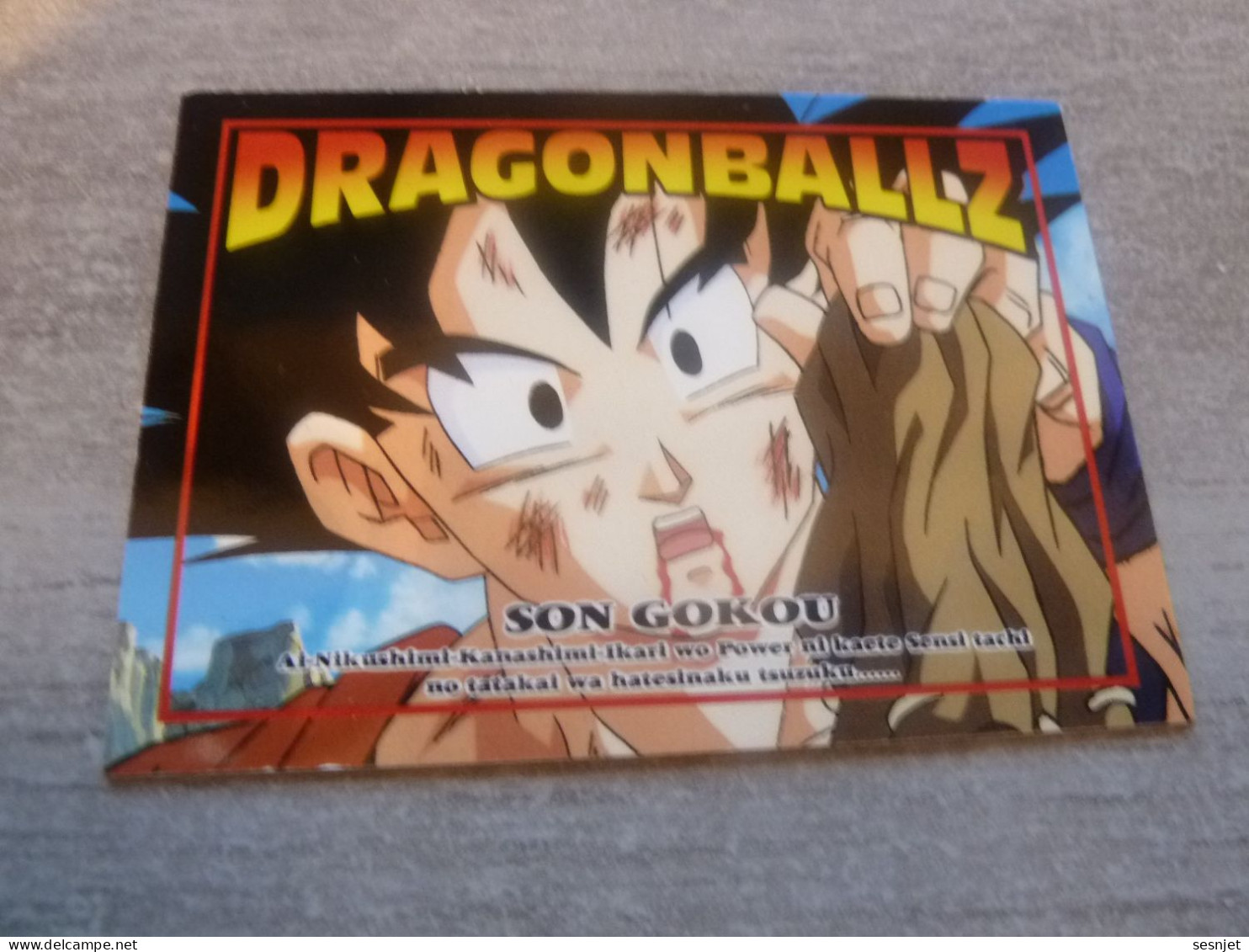 Dragon Ball Z - Son Gokou - Card Number 17 - Editions Made In Japan - - Dragonball Z