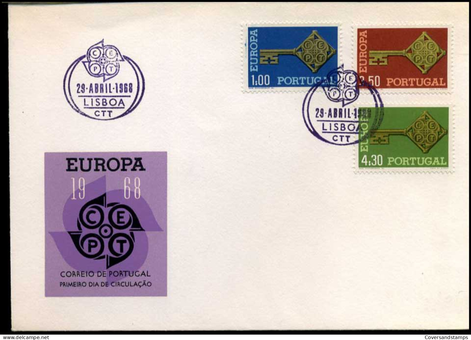 Portugal - FDC - Europa CEPT - 1968