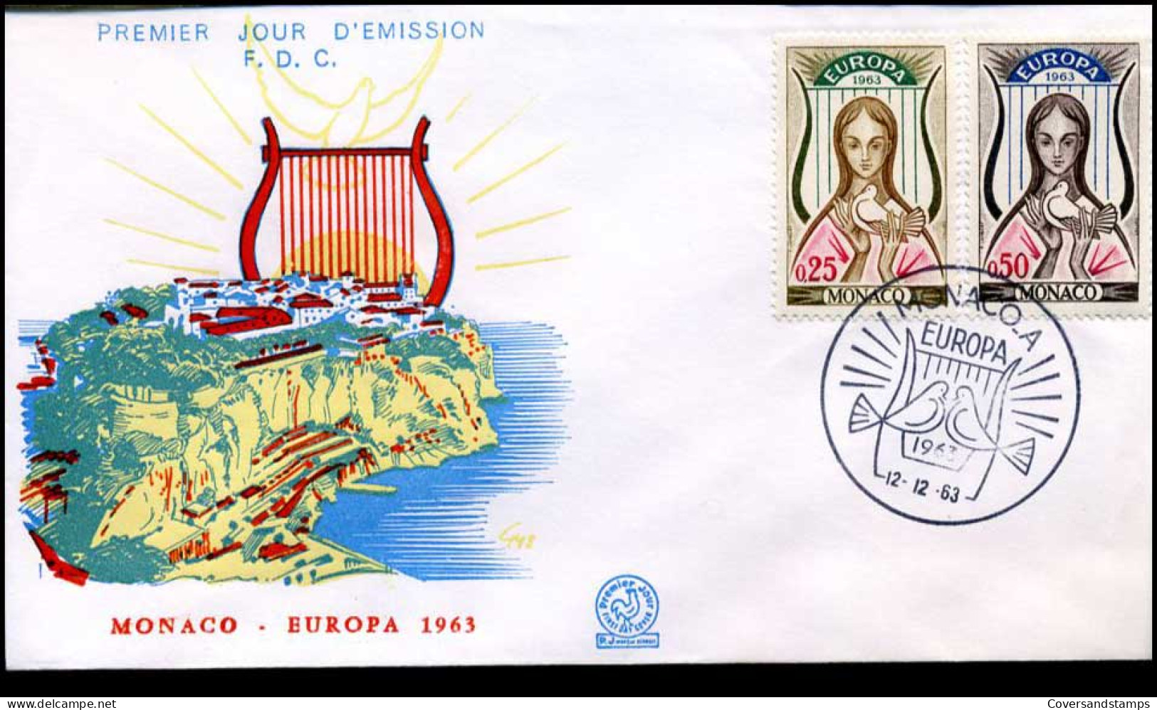Monaco - FDC - Europa CEPT - 1963