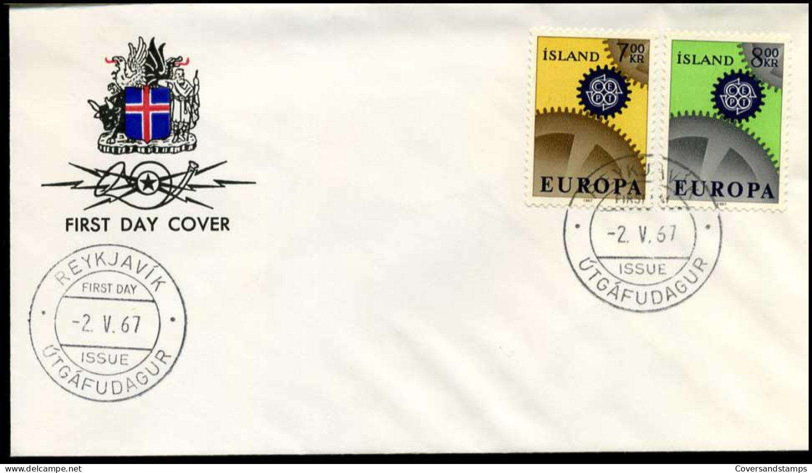 IJsland - FDC - Europa CEPT - 1967