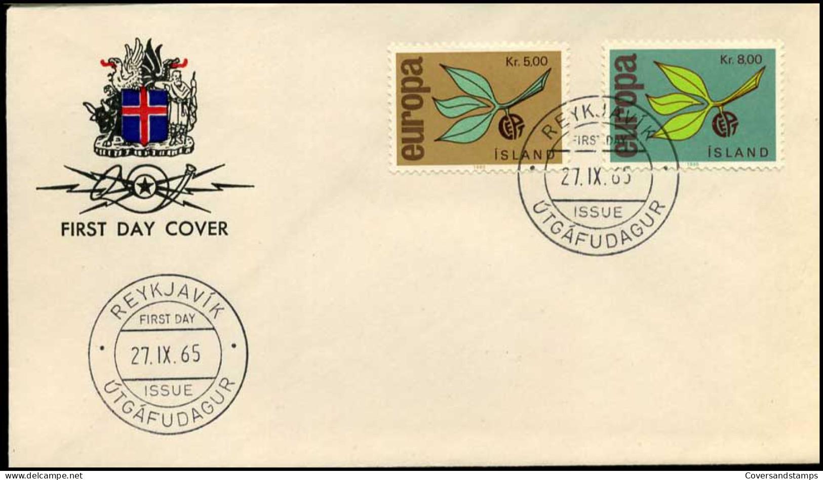 IJsland - FDC - Europa CEPT - 1965