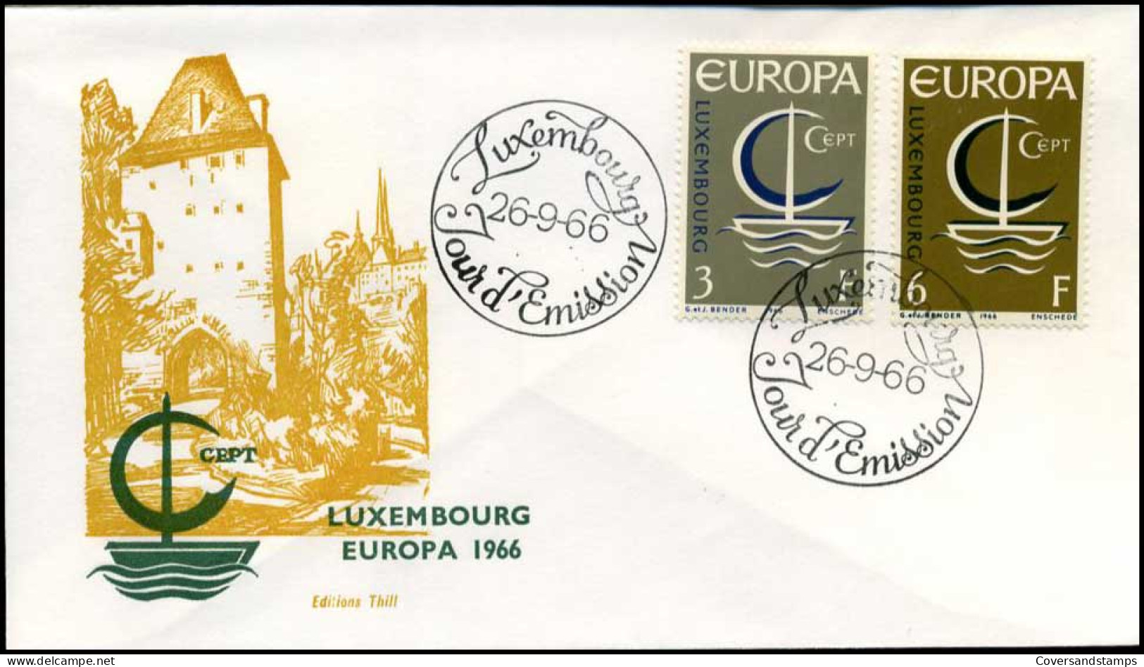 Luxemburg - FDC - Europa CEPT - 1966