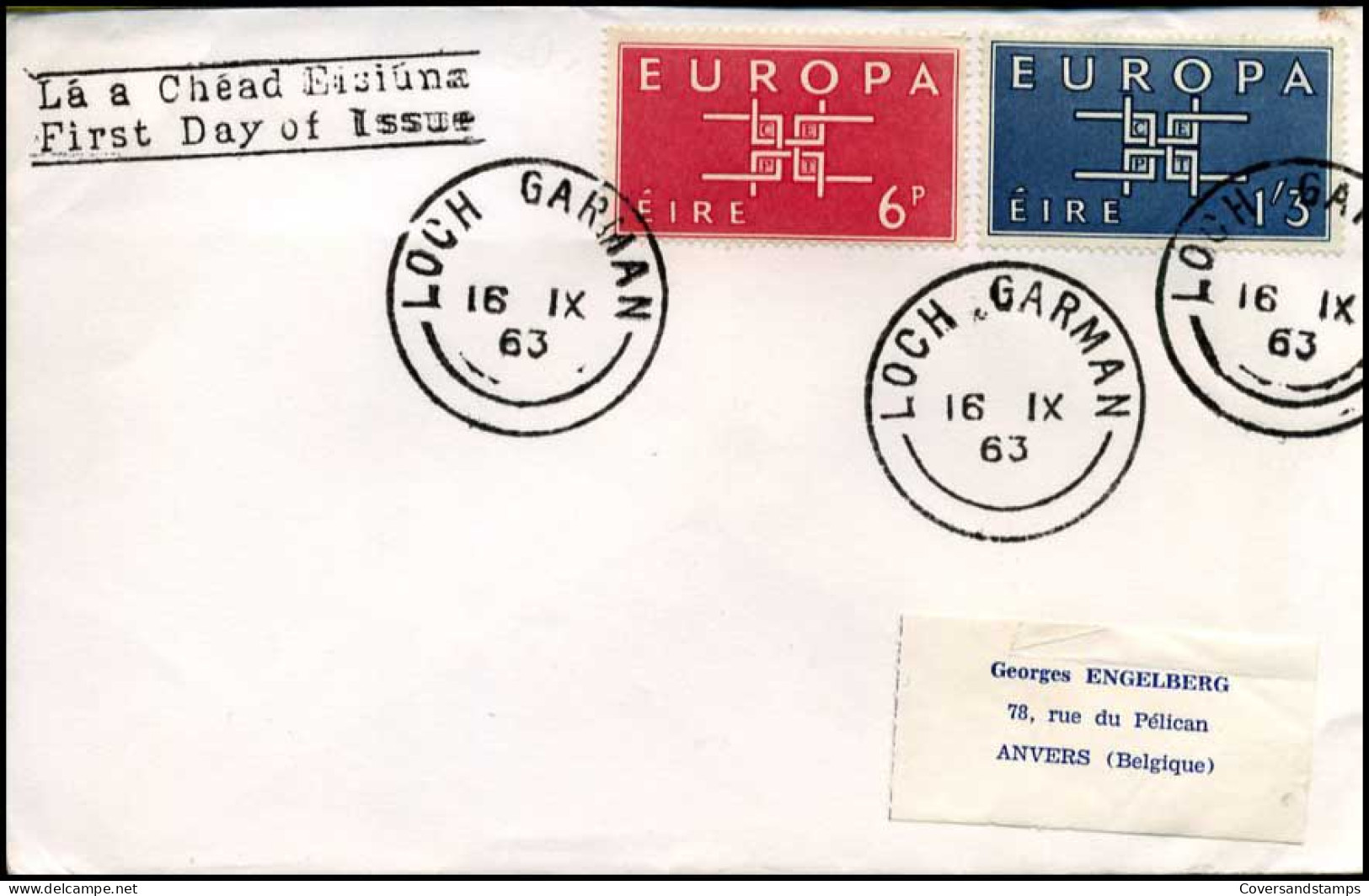 Ireland - FDC - Europa CEPT 1963 - 1963