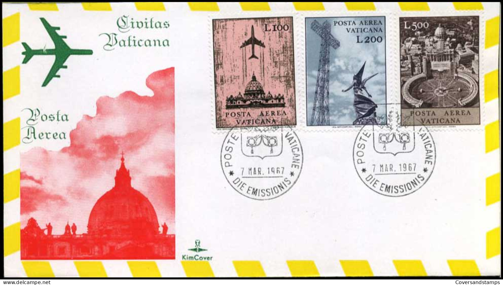 Vatikaan - FDC - Luchtpost - Airmail