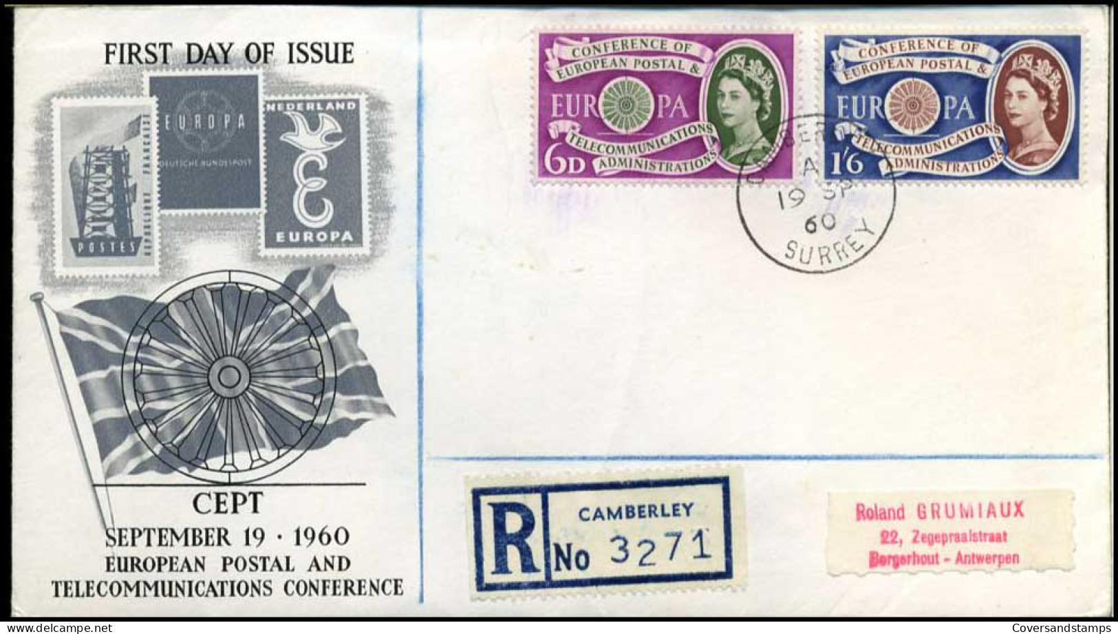 United Kingdom - FDC - Europa CEPT 1960 - 1960