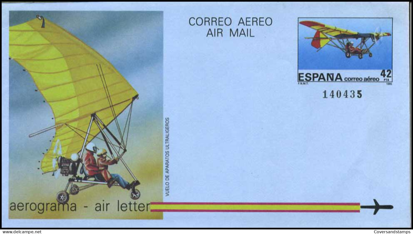 Spanje - Aerograma - Correo Aereo / Air Mail - 1931-....