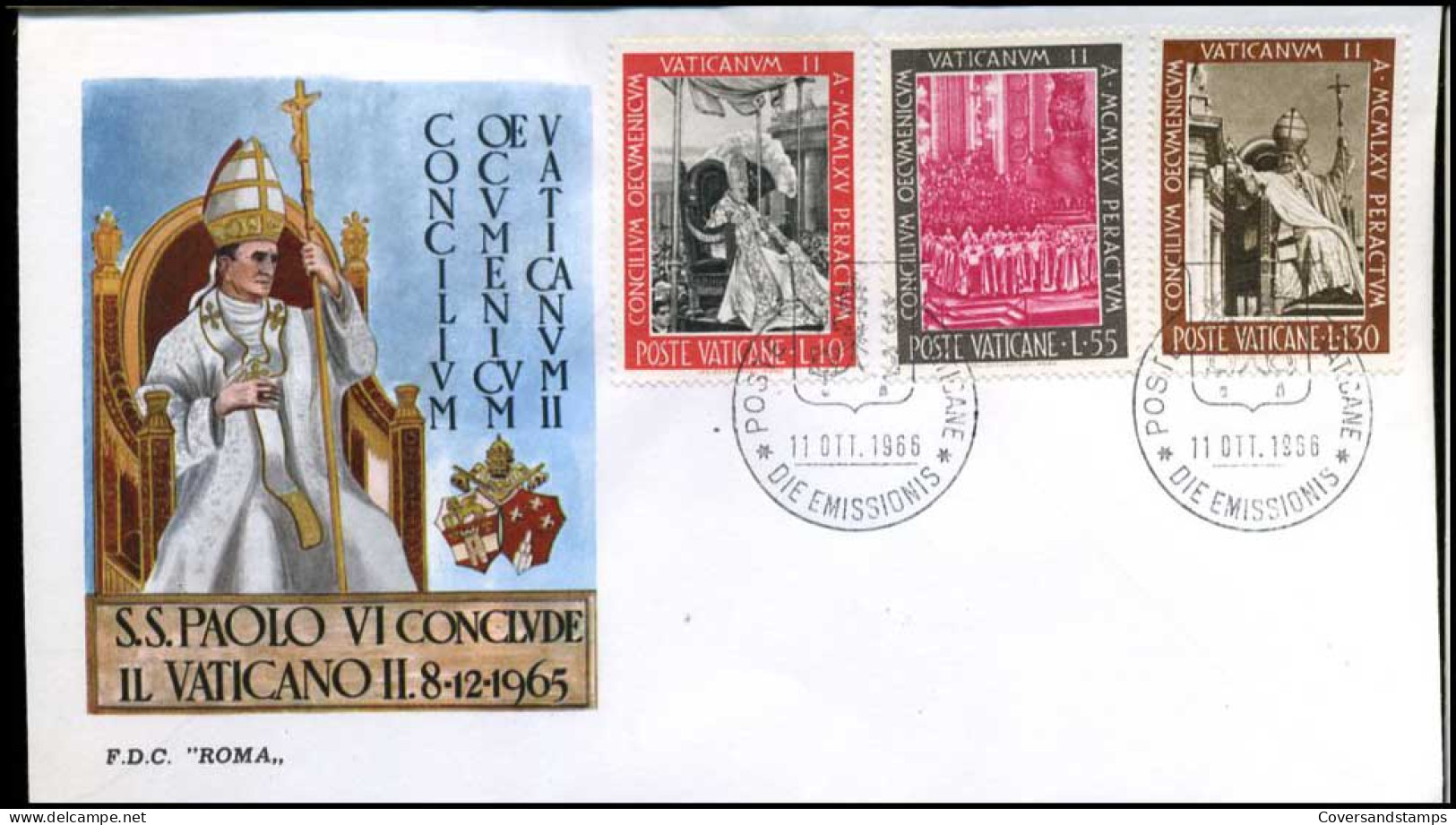 Vatikaan - FDC -  S.S. Paolo VI Conclude Il Aticano II - FDC