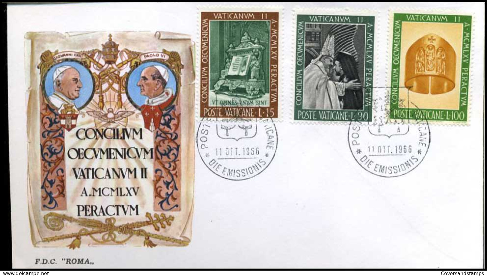 Vatikaan - FDC -  Concilium Oevumenicum Vaticanum II - FDC