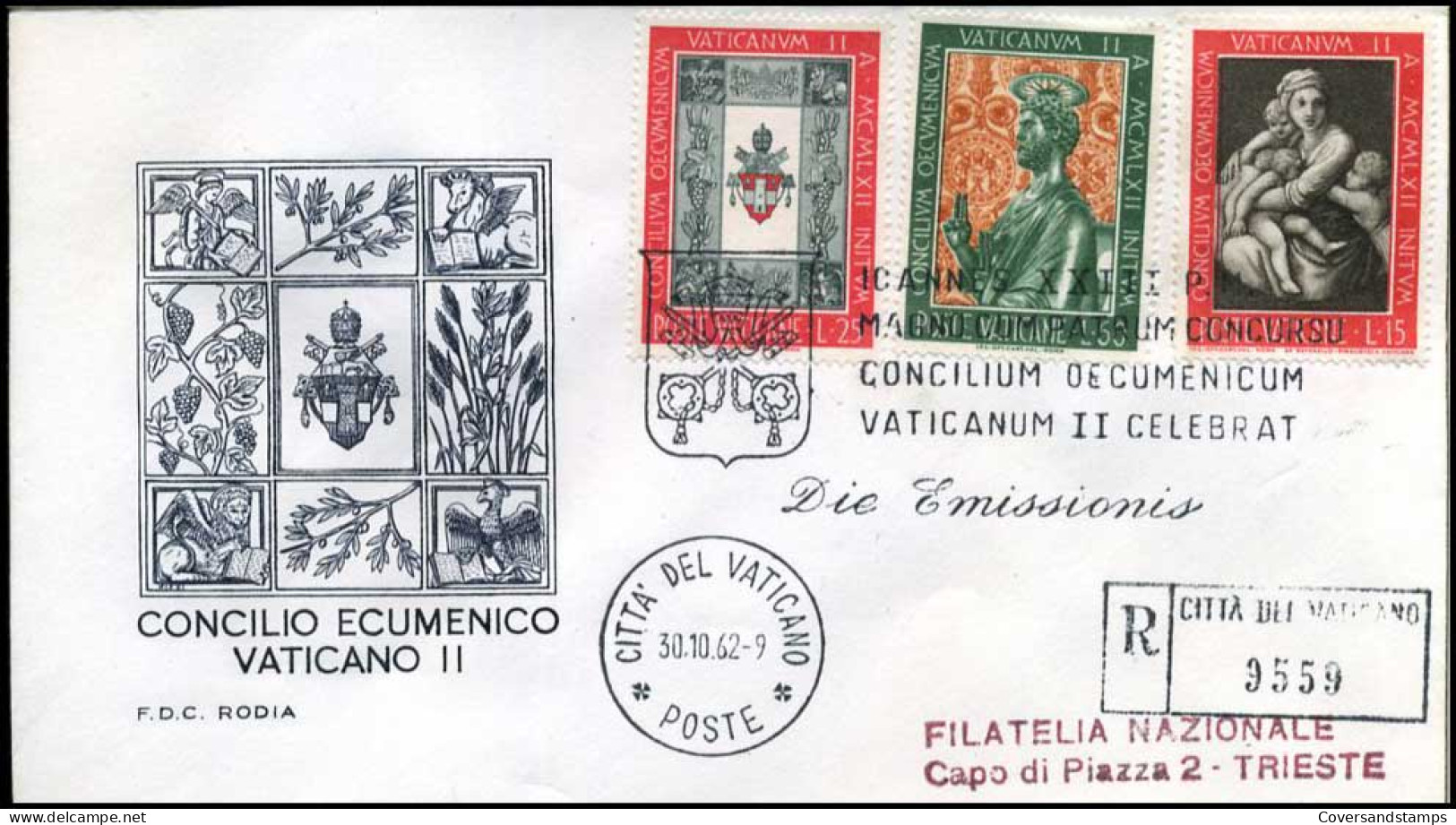 Vatikaan - FDC - Concilio Ecumenico Vaticano II - FDC