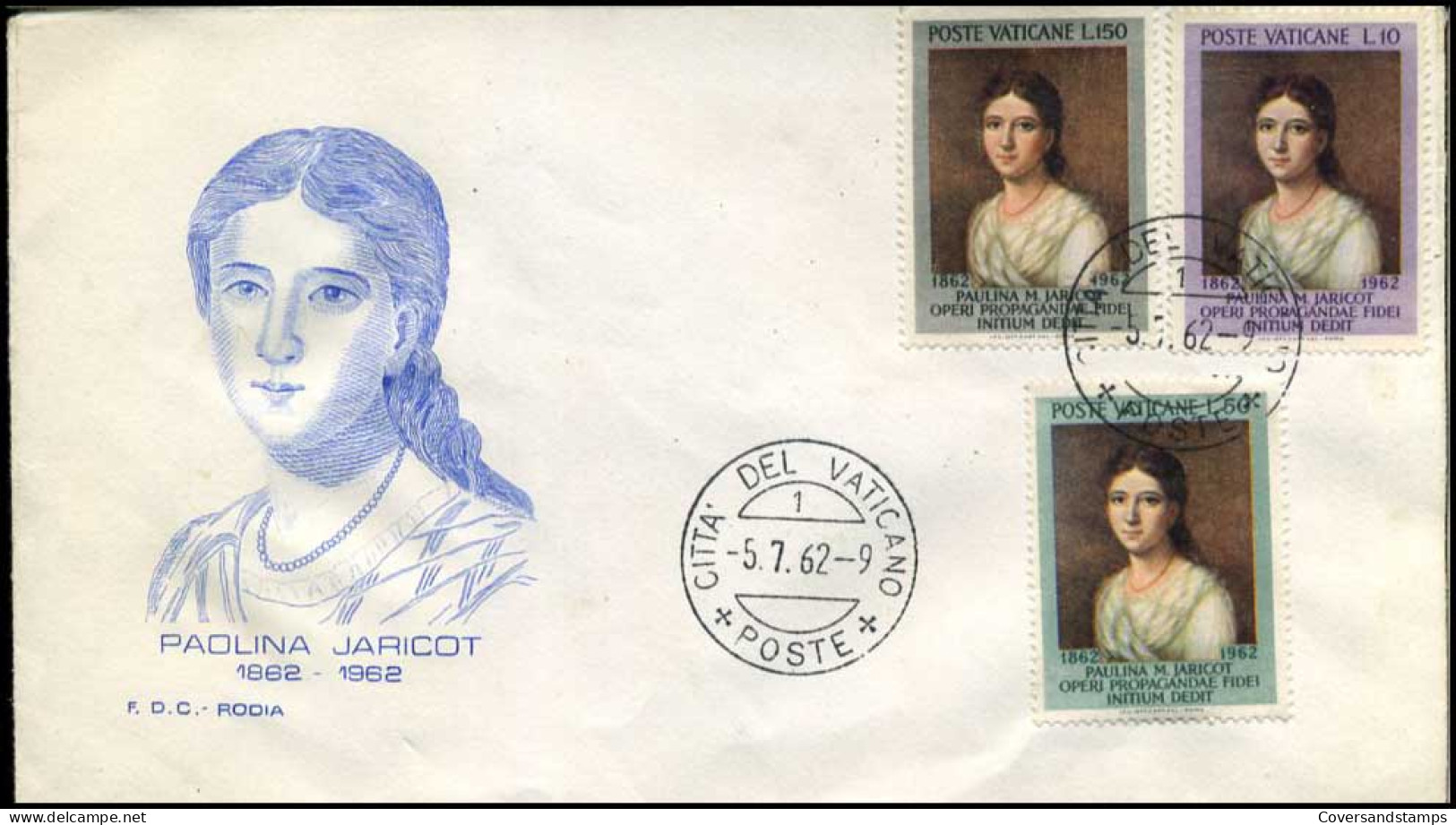 Vatikaan - FDC - Paolina Jaricot - FDC